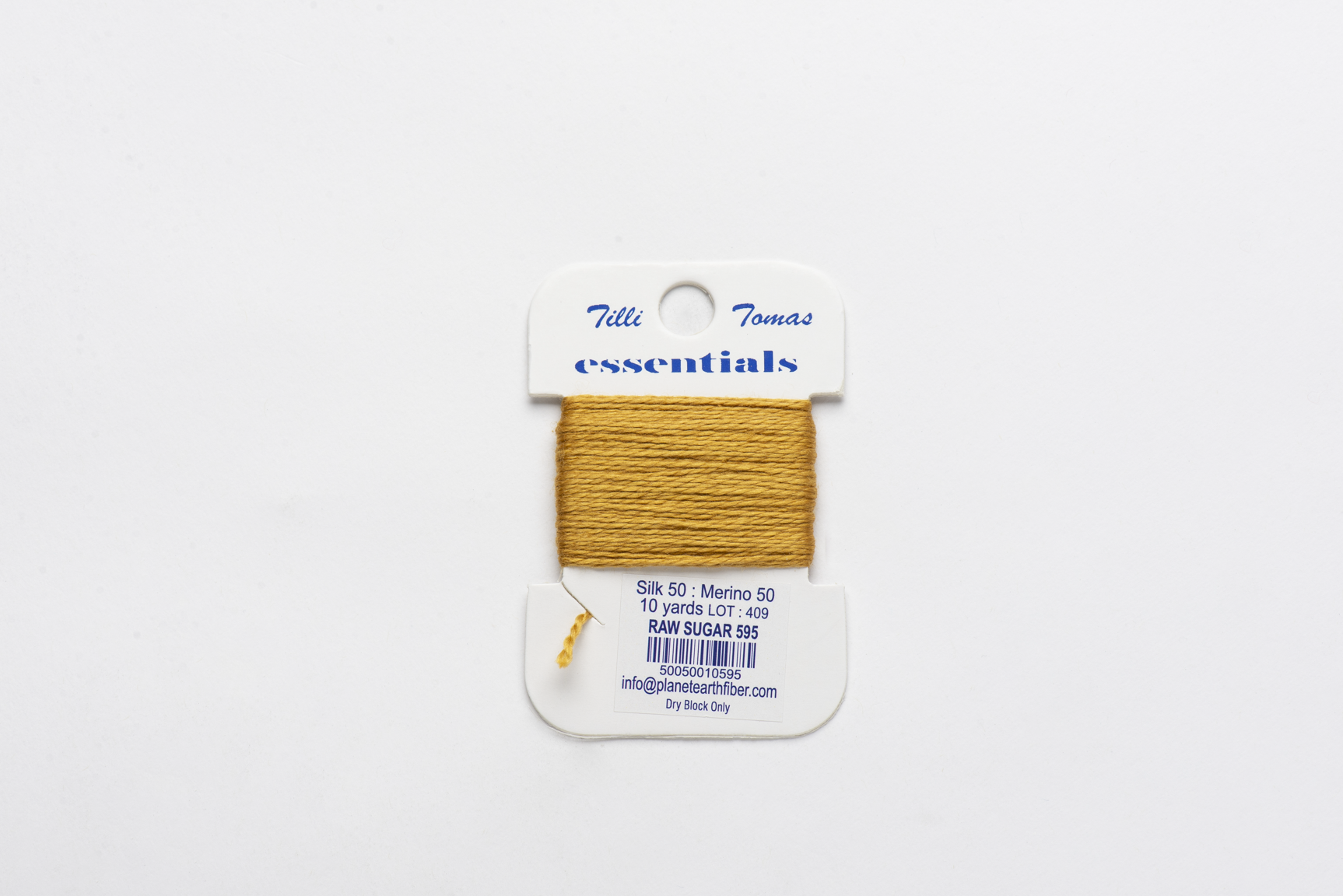 Essentials Cards - 595 Raw Sugar — silk card for needlepoint, 18 mesh