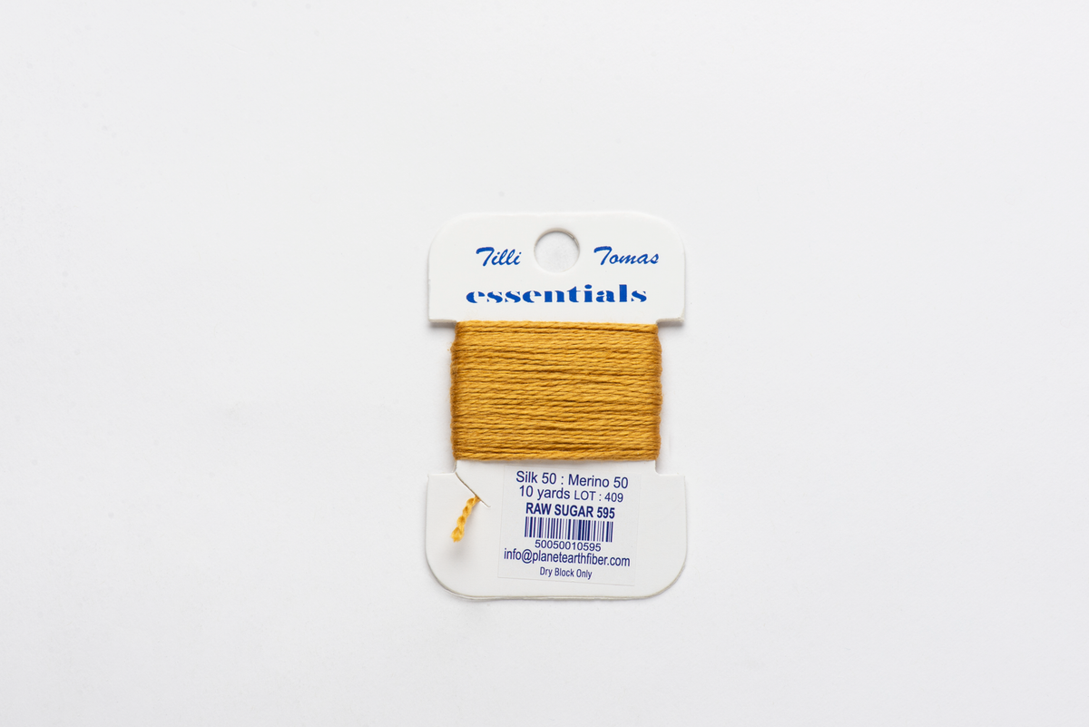 Essentials Cards - 595 Raw Sugar — silk card for needlepoint, 18 mesh