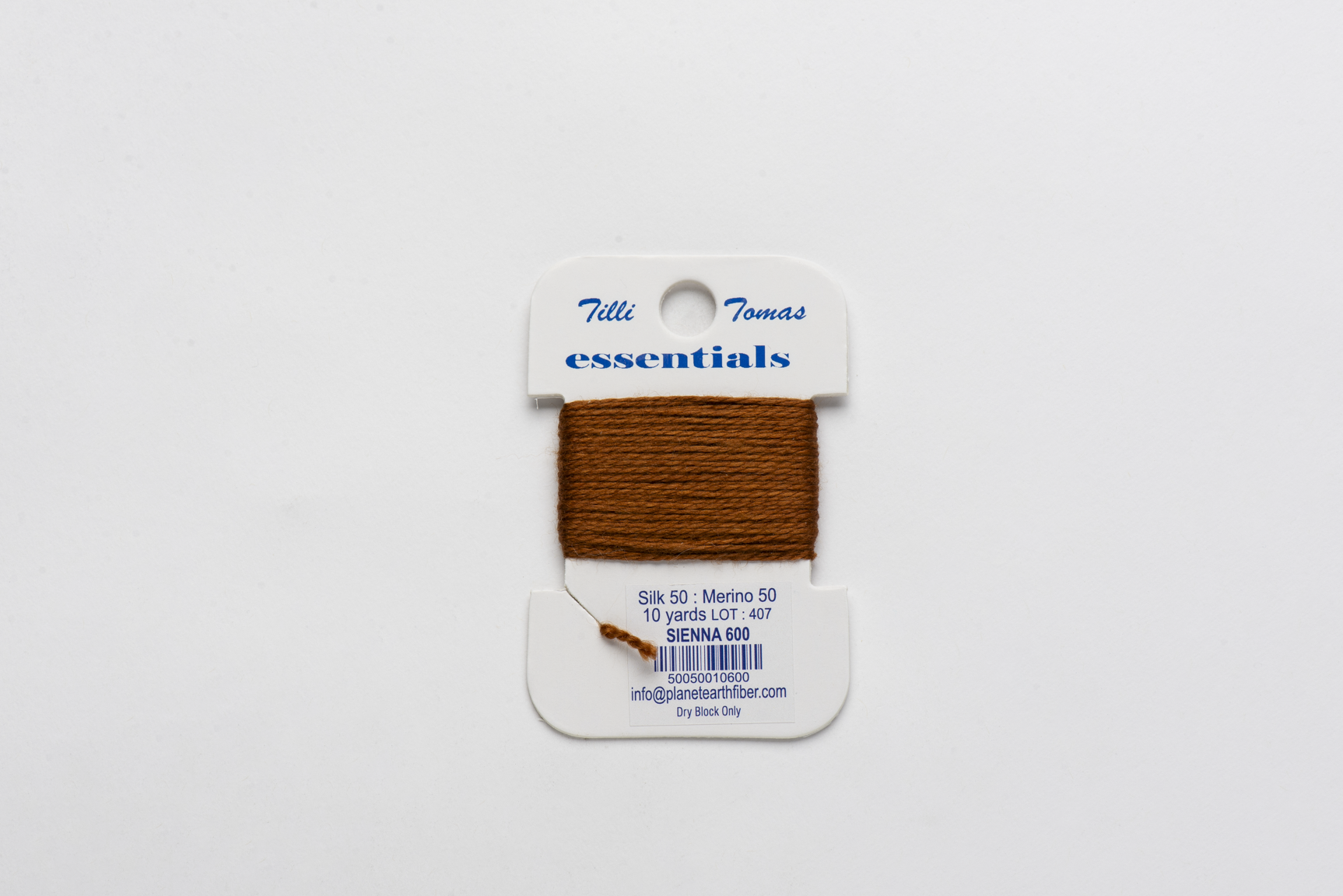 Essentials Cards - 600 Sienna — silk card for needlepoint, 18 mesh