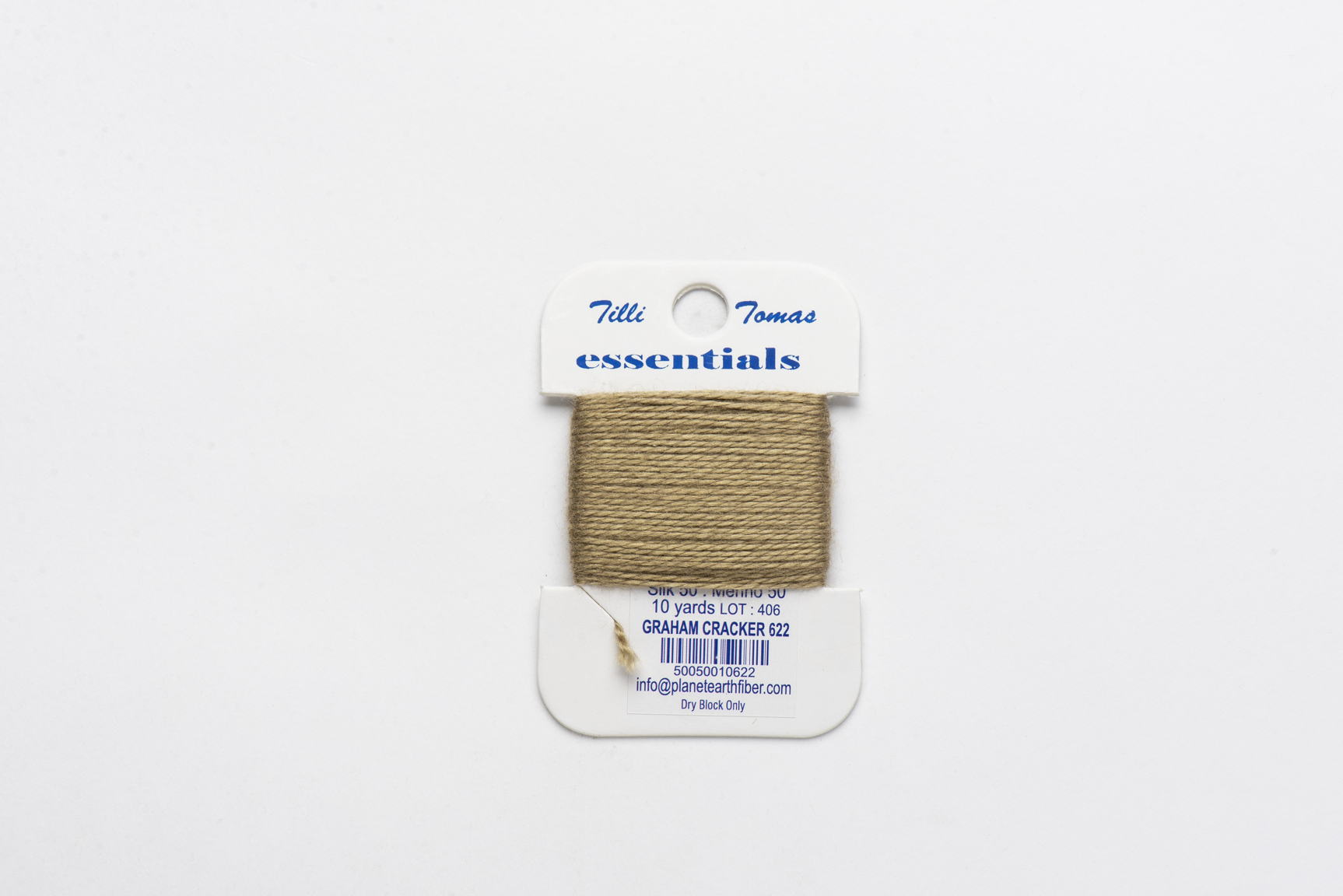 Essentials Cards - 622 Graham Cracker — silk card for needlepoint, 18 mesh