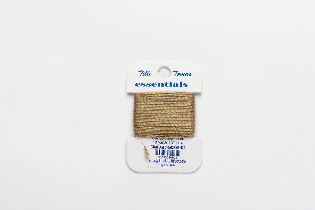 Essentials Cards - 622 Graham Cracker — silk card for needlepoint, 18 mesh