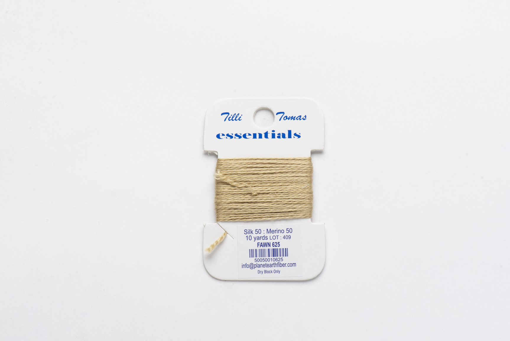 Essentials Cards - 625 Fawn — silk card for needlepoint, 18 mesh