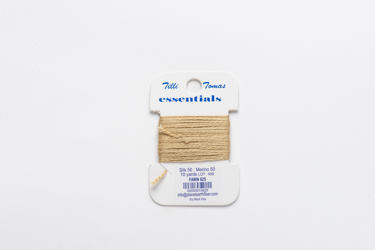 Essentials Cards - 625 Fawn — silk card for needlepoint, 18 mesh
