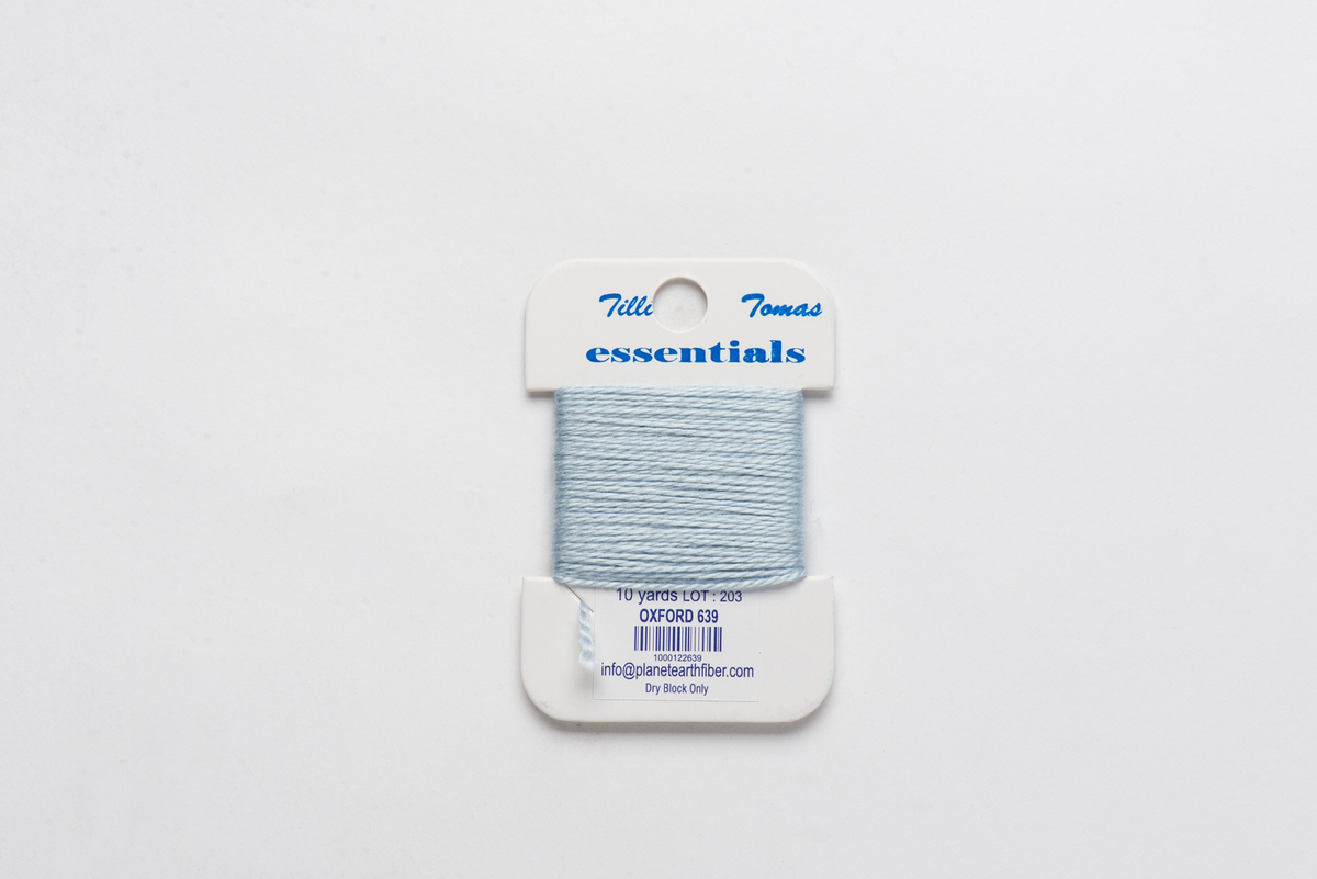 Essentials Cards - 639 Oxford — silk card for needlepoint, 18 mesh