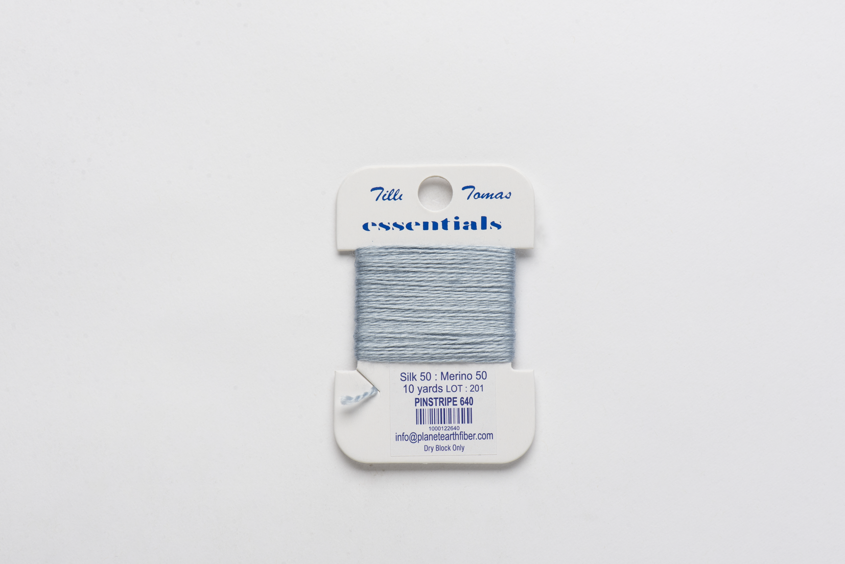 Essentials Cards - 640 Pinstripe — silk card for needlepoint, 18 mesh