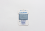 Essentials Cards - 641 Faded Jeans — silk card for needlepoint, 18 mesh