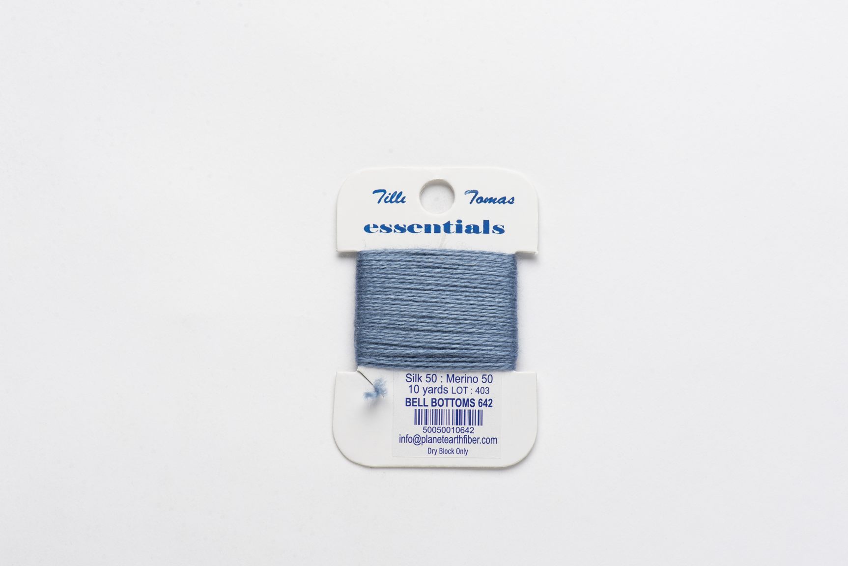 Essentials Cards - 642 Bell Bottoms — silk card for needlepoint, 18 mesh
