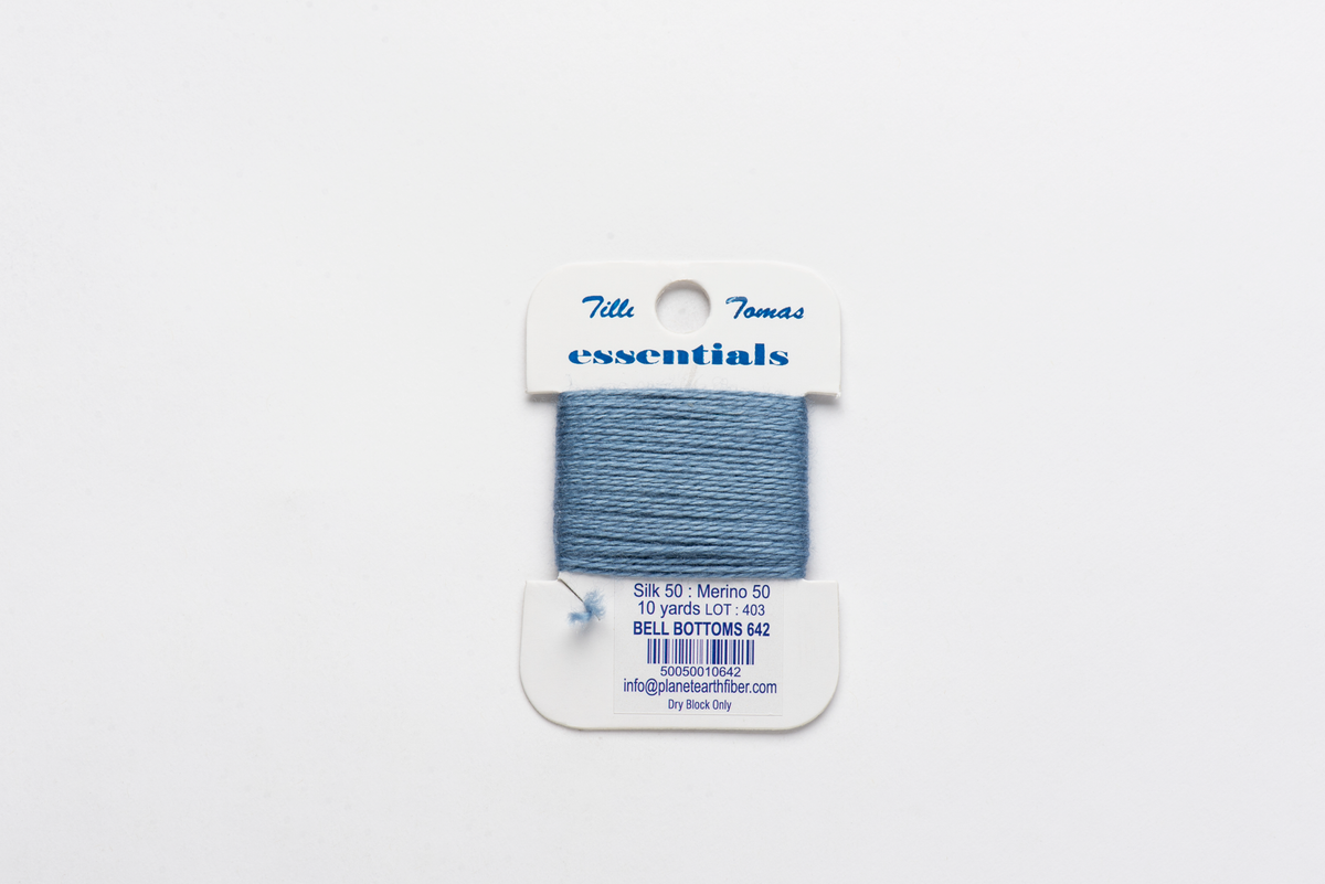Essentials Cards - 642 Bell Bottoms — silk card for needlepoint, 18 mesh