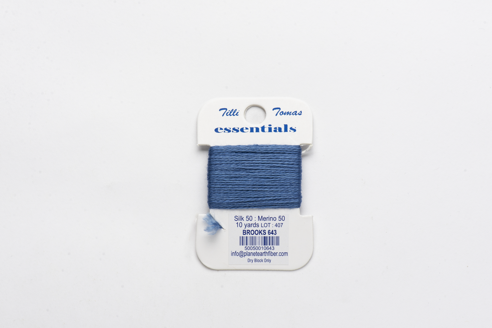 Essentials Cards - 643 Brooks — silk card for needlepoint, 18 mesh