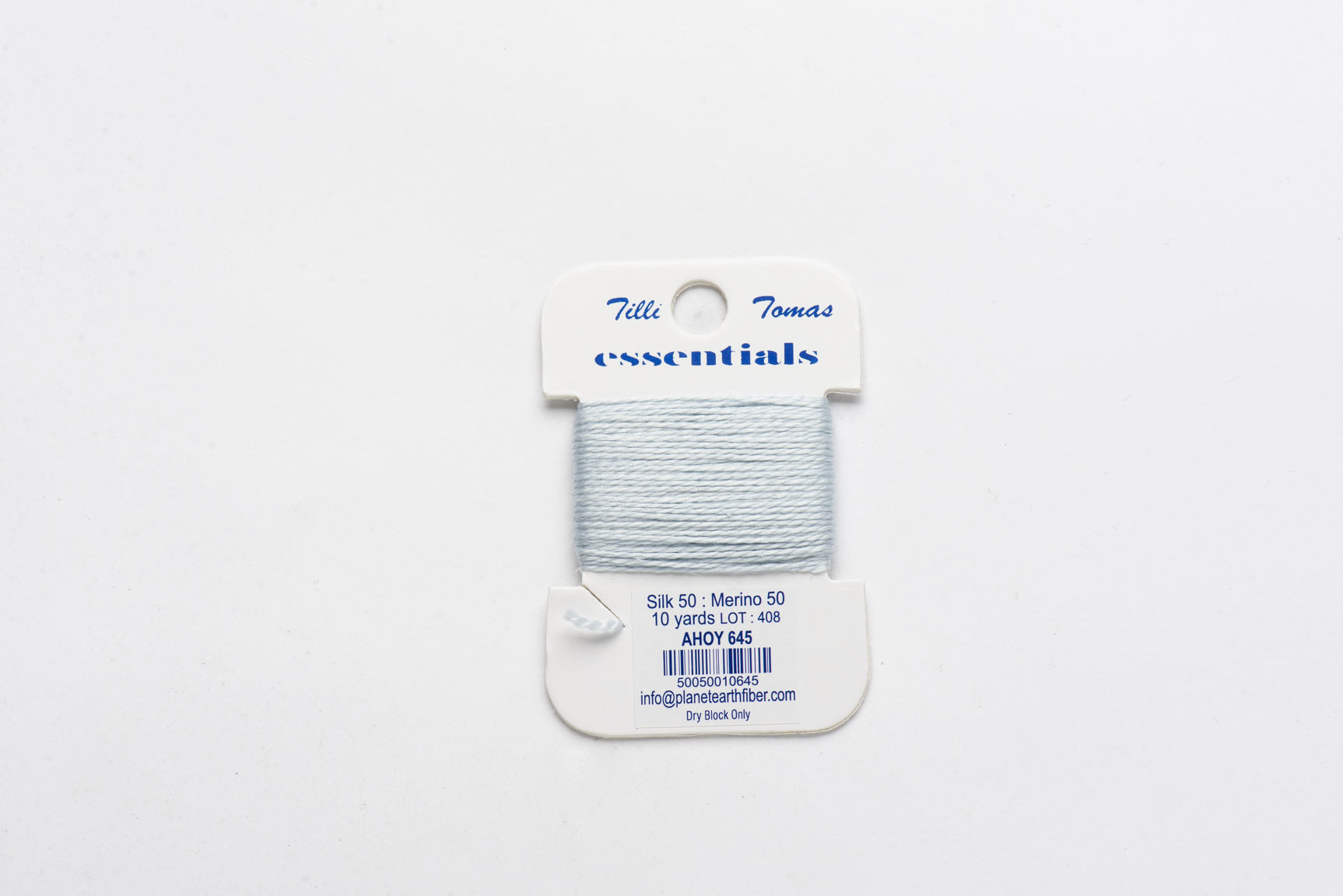 Essentials Cards - 645 Ahoy — silk card for needlepoint, 18 mesh
