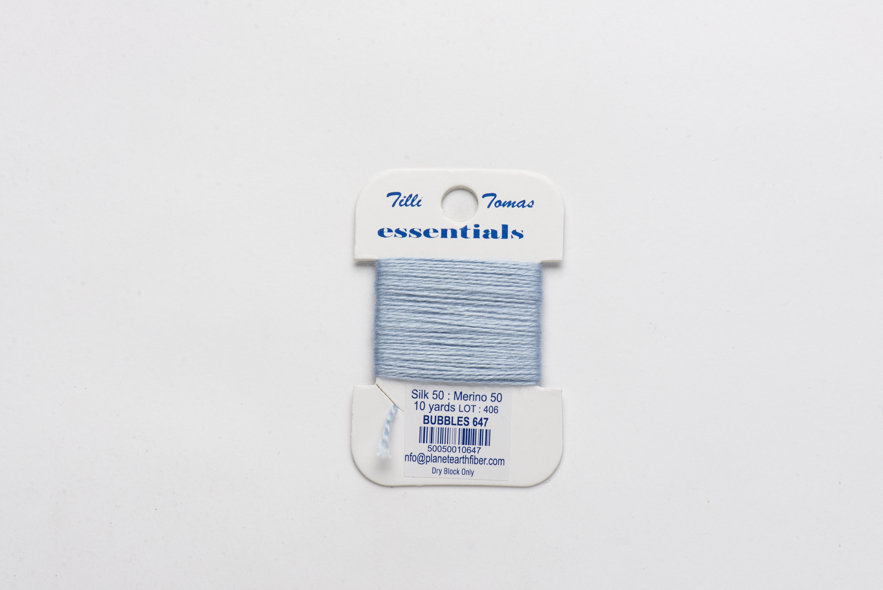 Essentials Cards - 647 Bubbles — silk card for needlepoint, 18 mesh