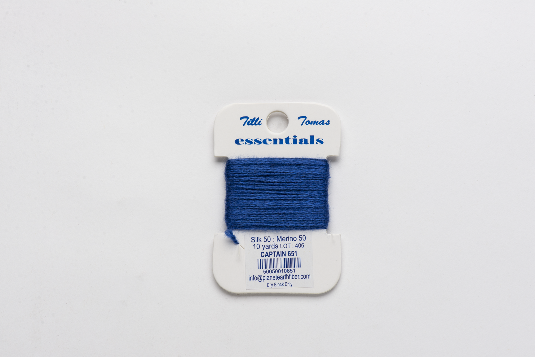 Essentials Cards - 651 Captain — silk card for needlepoint, 18 mesh