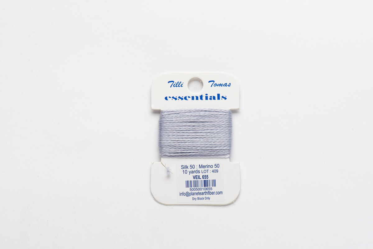 Essentials Cards - 655 Veil — silk card for needlepoint, 18 mesh