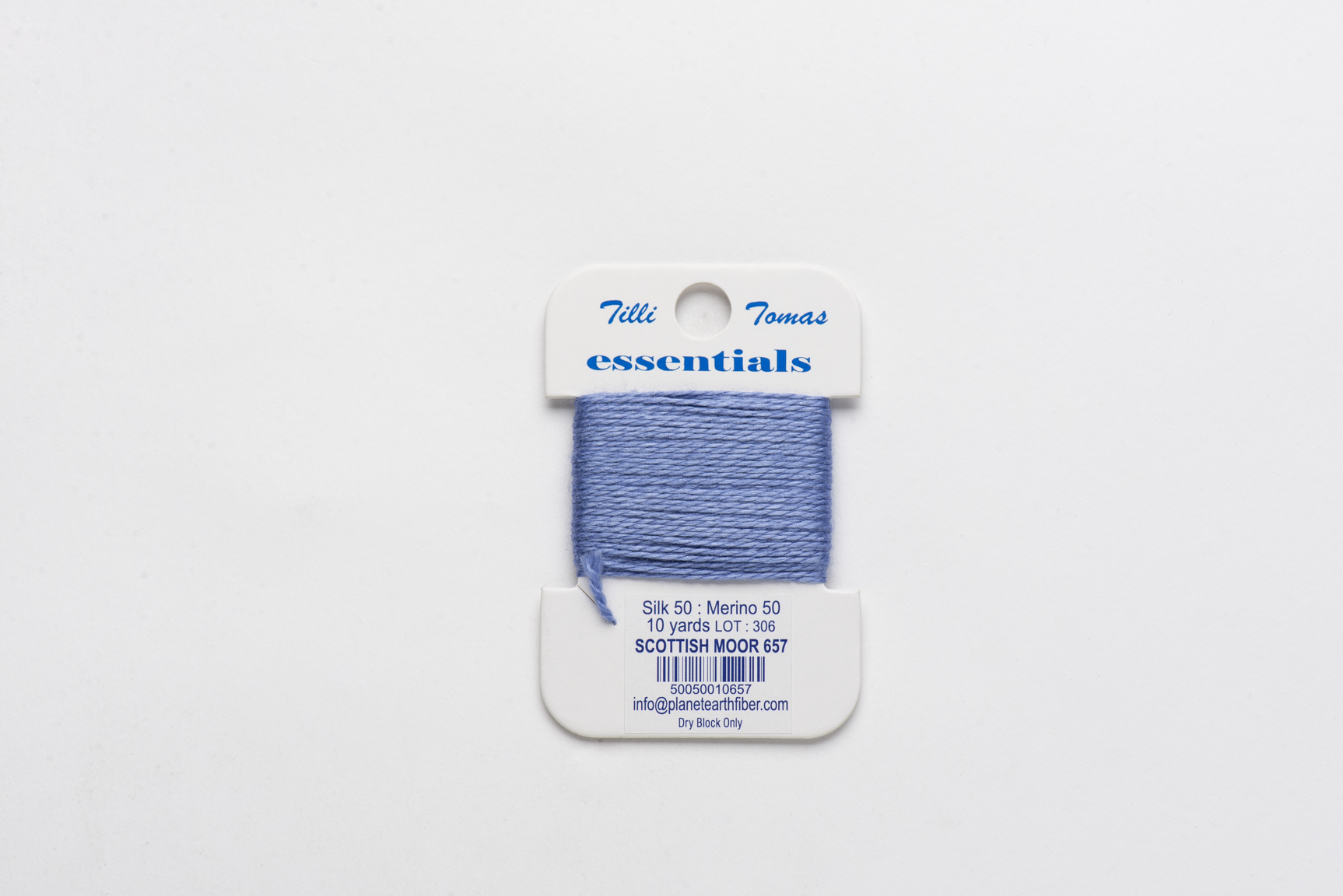Essentials Cards - 657 Scottish Moor — silk card for needlepoint, 18 mesh