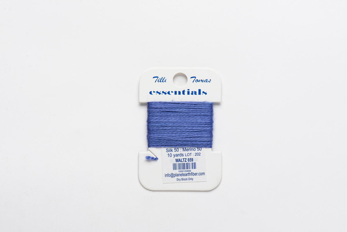 Essentials Cards - 659 Waltz — silk card for needlepoint, 18 mesh