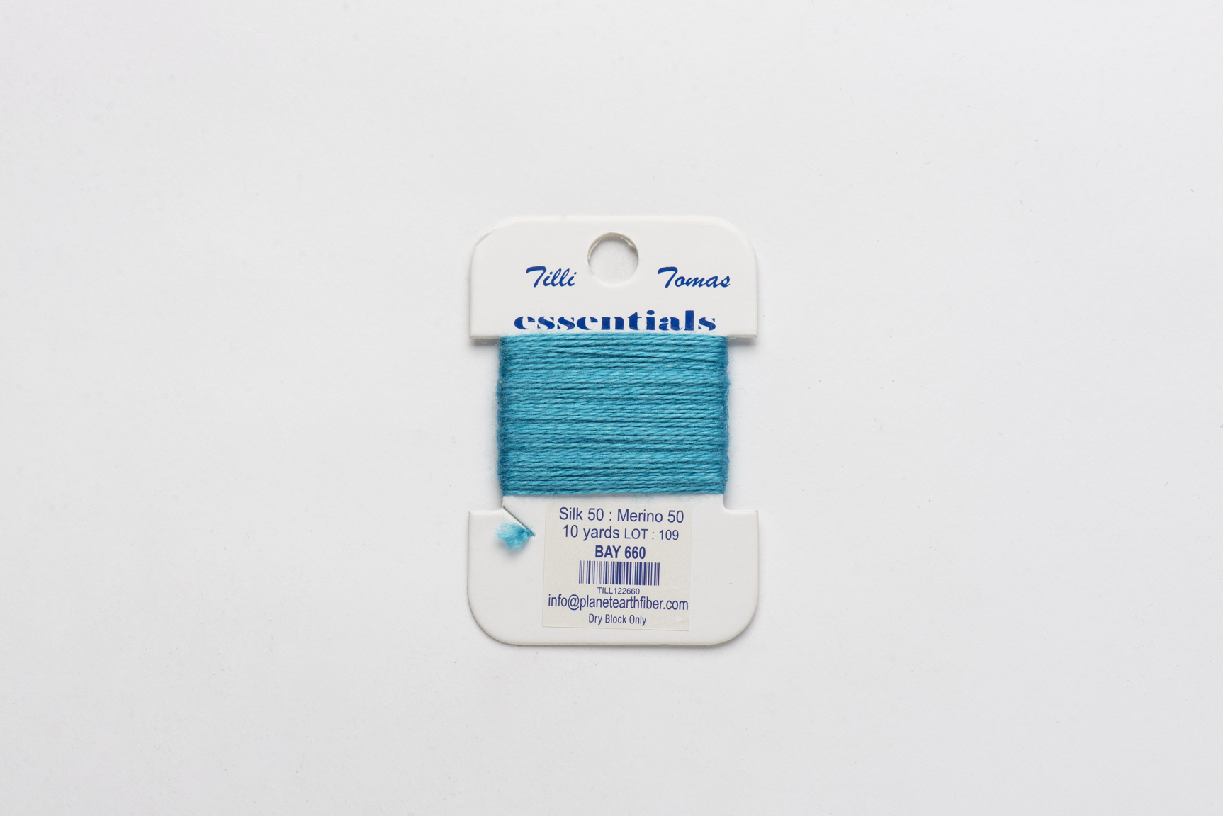 Essentials Cards - 660 Bay — silk card for needlepoint, 18 mesh