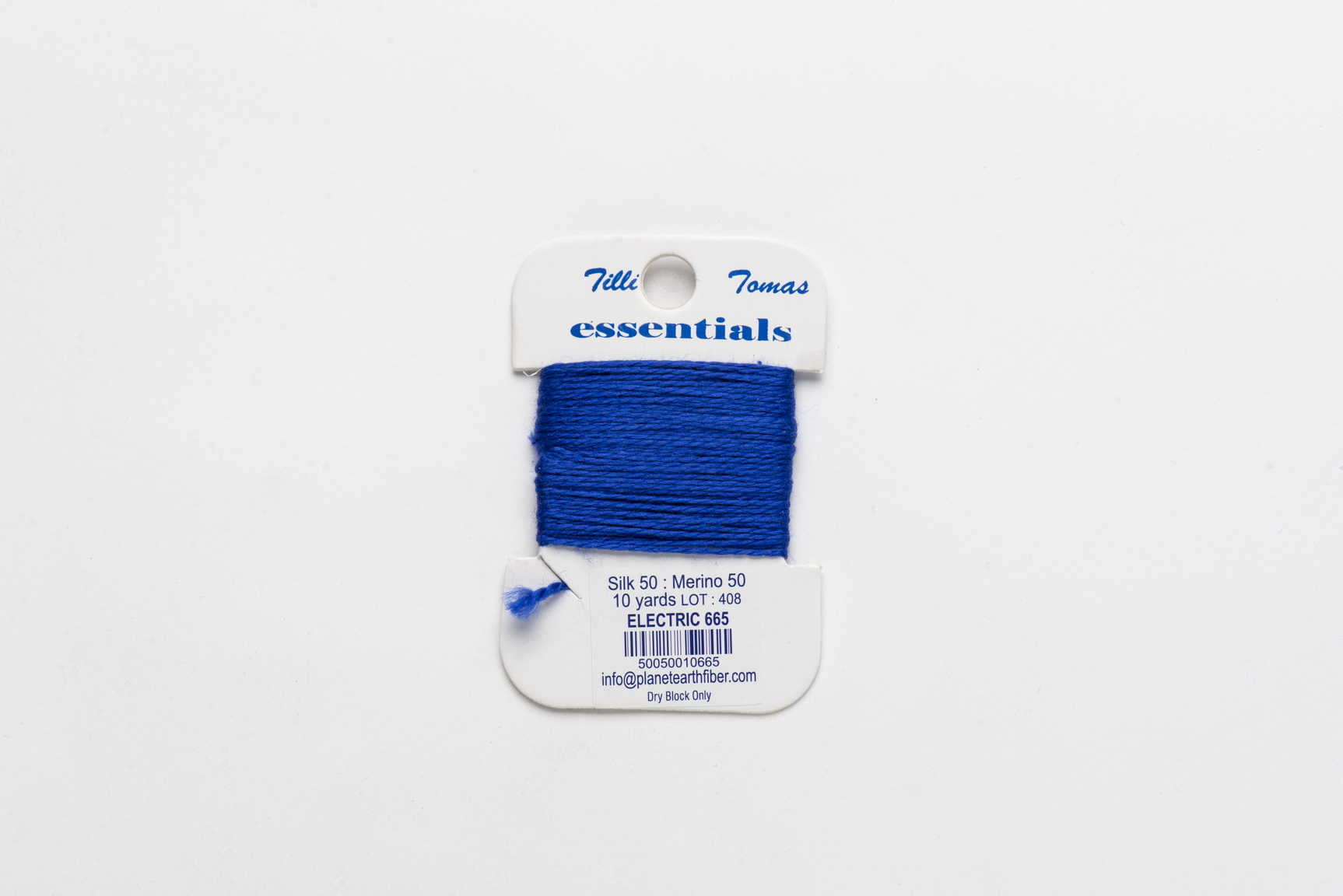 Essentials Cards - 665 Electric — silk card for needlepoint, 18 mesh