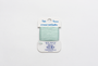 Essentials Cards - 668 Aqua — silk card for needlepoint, 18 mesh