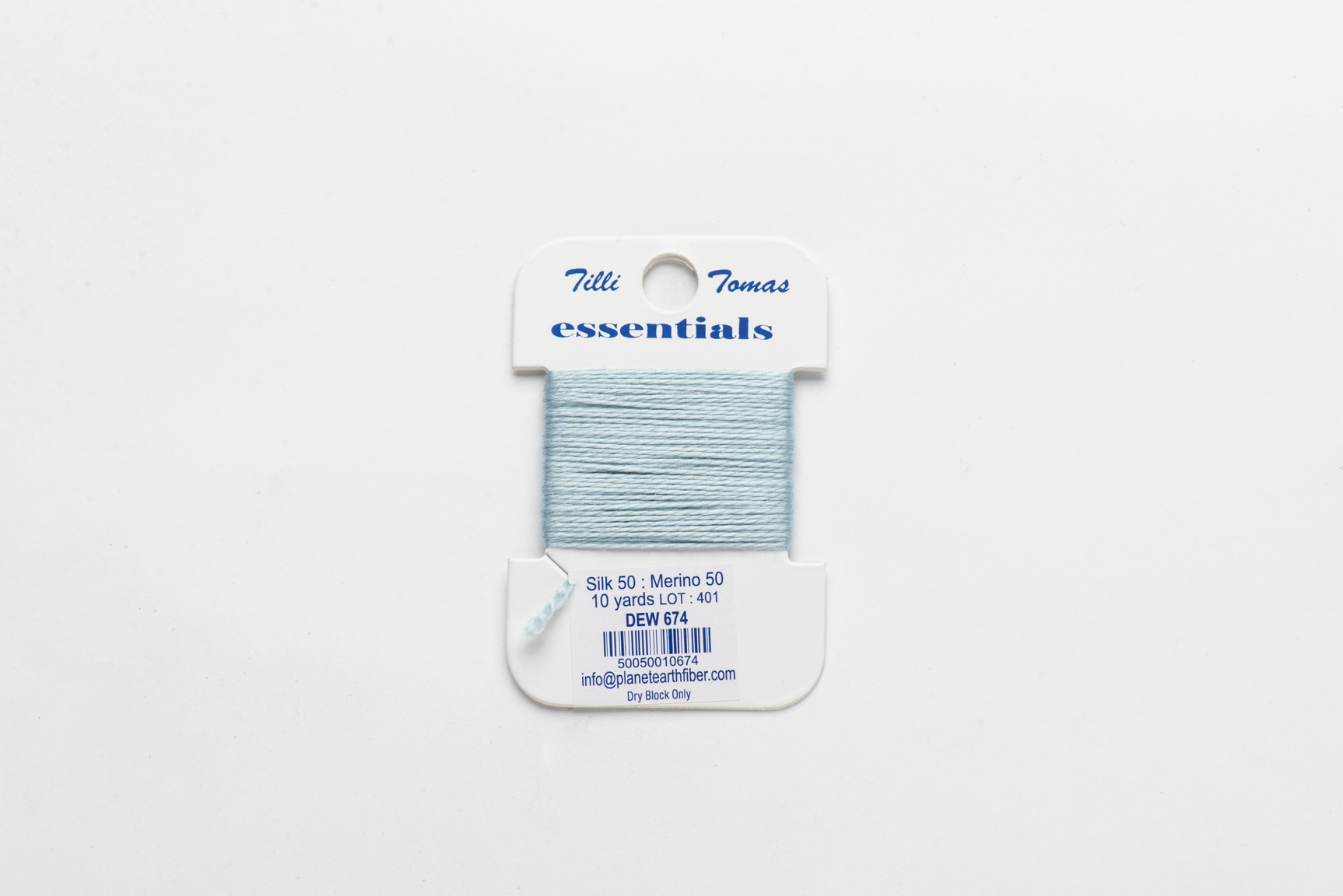 Essentials Cards - 674 Dew — silk card for needlepoint, 18 mesh
