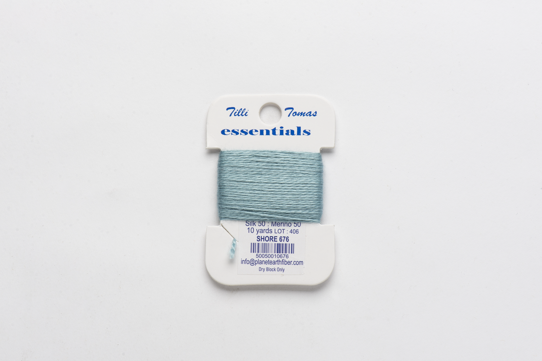 Essentials Cards - 676 Shore — silk card for needlepoint, 18 mesh