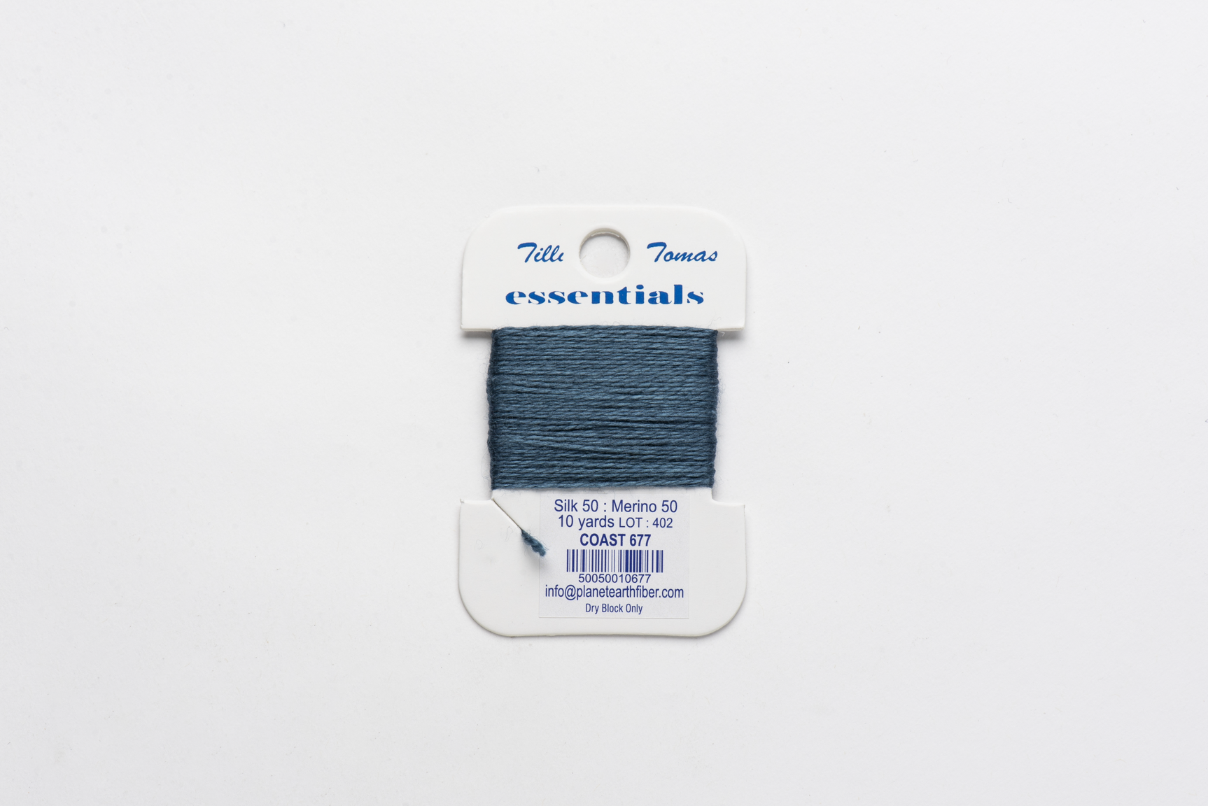 Essentials Cards - 677 Coast — silk card for needlepoint, 18 mesh
