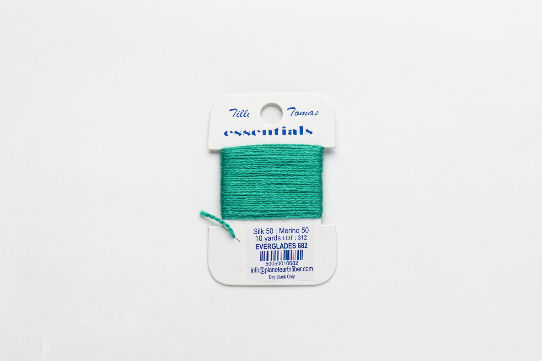 Essentials Cards - 682 Everglades — silk card for needlepoint, 18 mesh