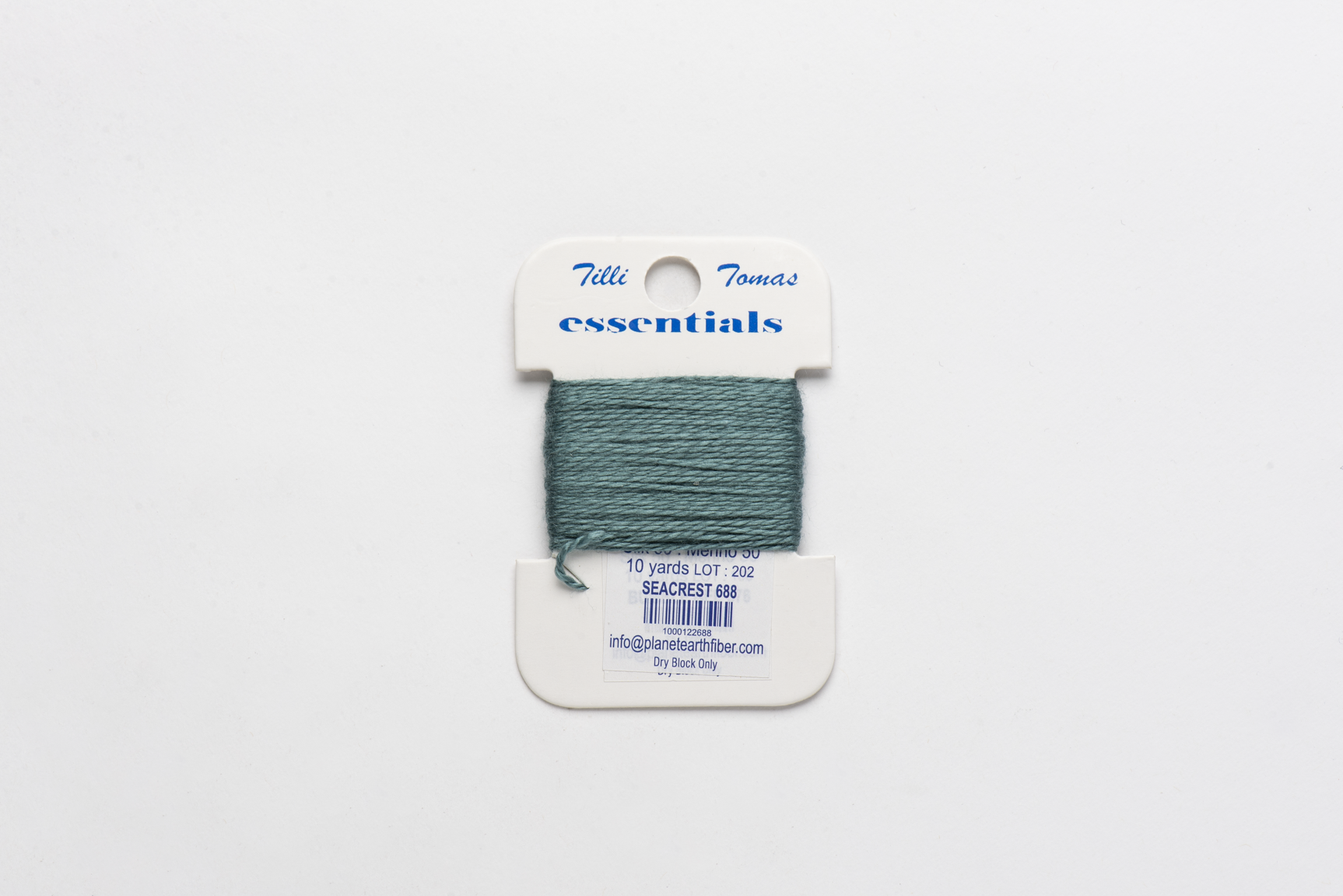 Essentials Cards - 688 Seacrest — silk card for needlepoint, 18 mesh