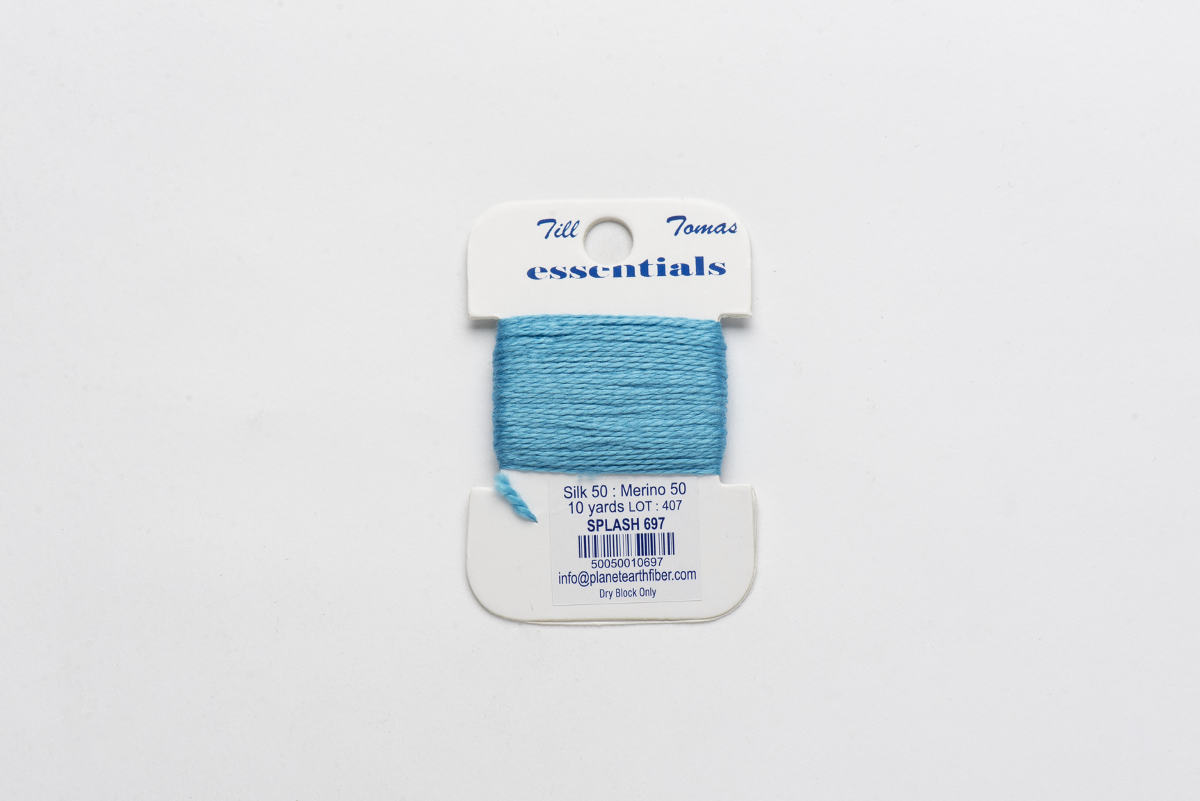 Essentials Cards - 697 Splash — silk card for needlepoint, 18 mesh