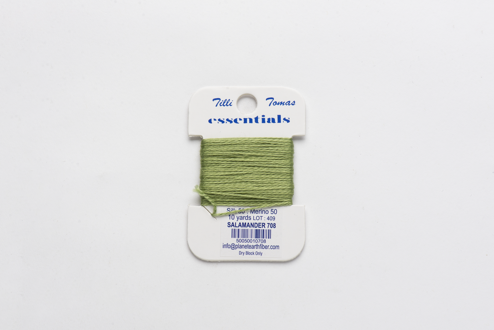 Essentials Cards - 708 Salamander — silk card for needlepoint, 18 mesh