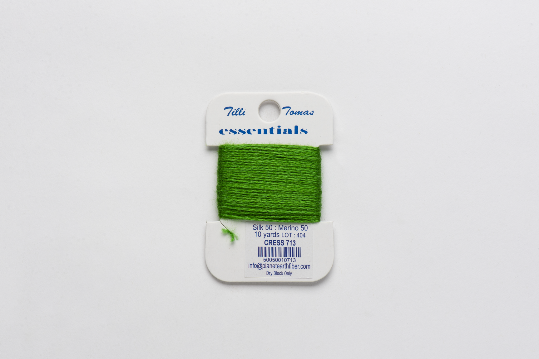 Essentials Cards - 713 Cress — silk card for needlepoint, 18 mesh