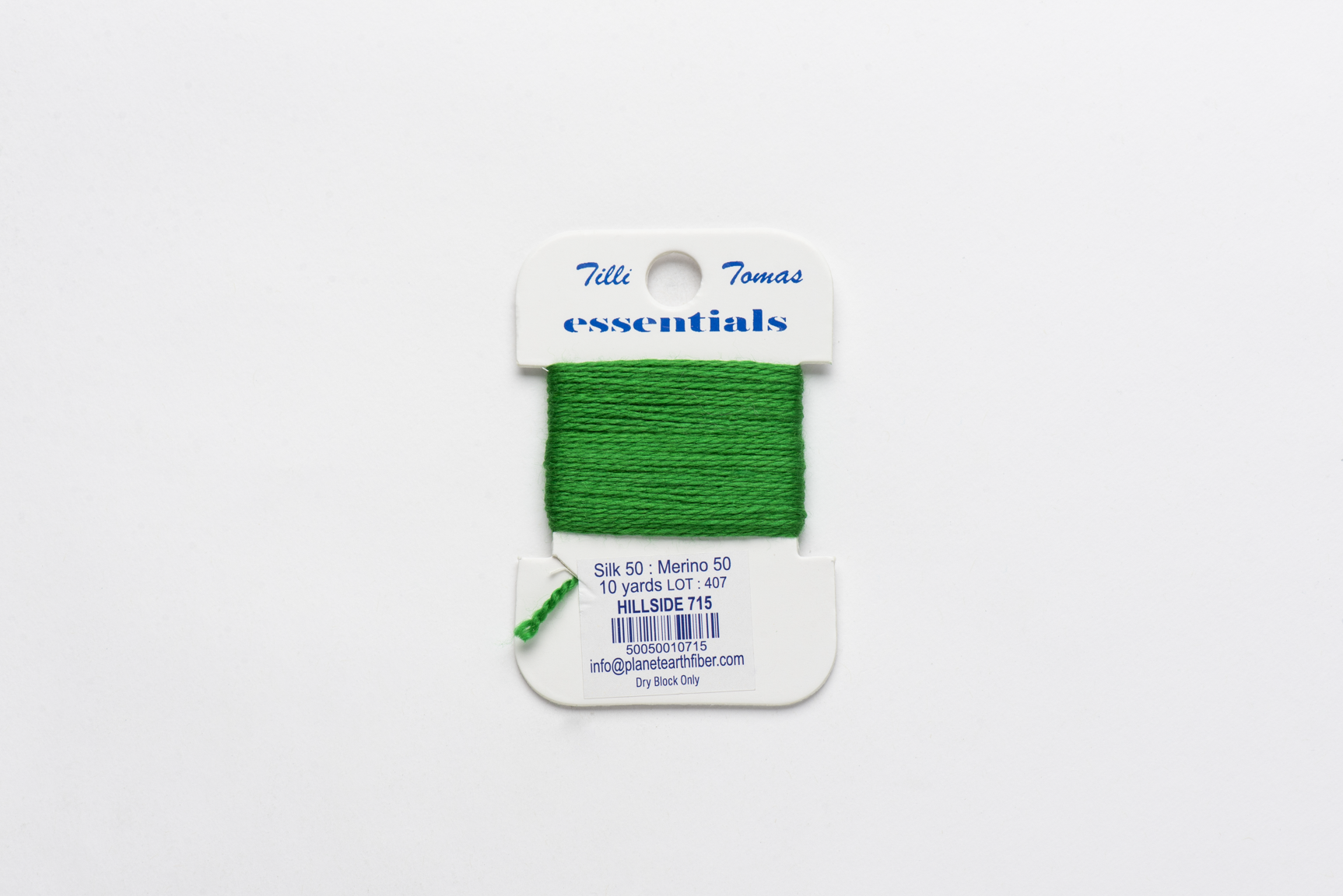 Essentials Cards - 715 Hillside — silk card for needlepoint, 18 mesh