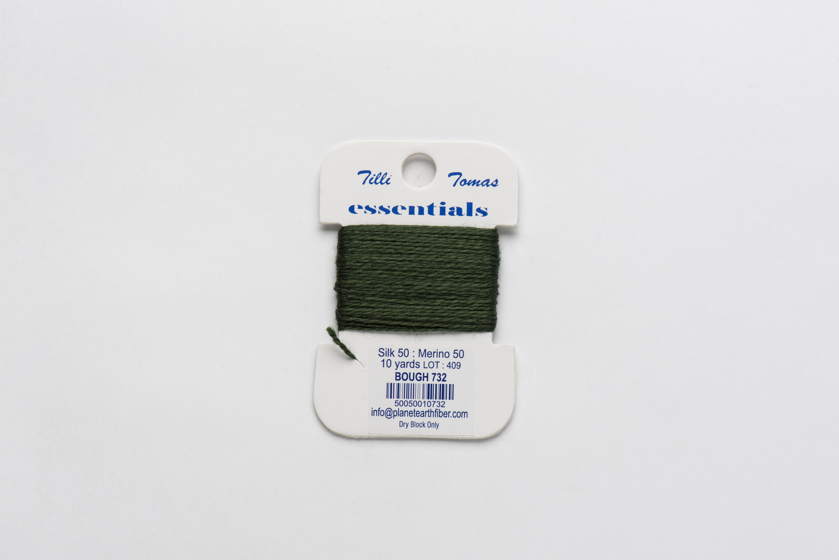 Essentials Cards - 732 Bough — silk card for needlepoint, 18 mesh