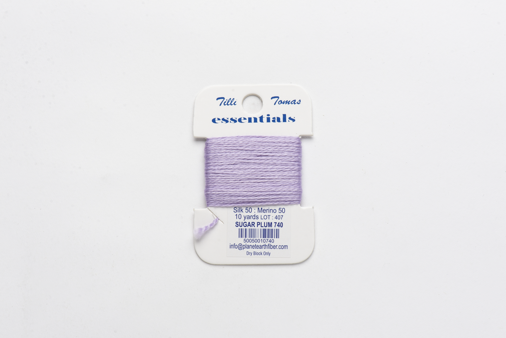 Essentials Cards - 740 Sugar Plum — silk card for needlepoint, 18 mesh