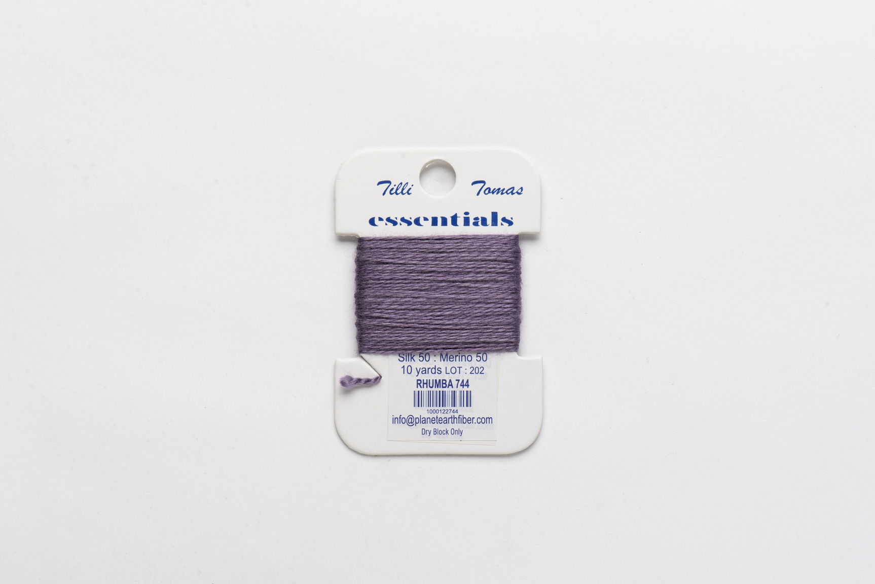 Essentials Cards - 744 Rhumba — silk card for needlepoint, 18 mesh