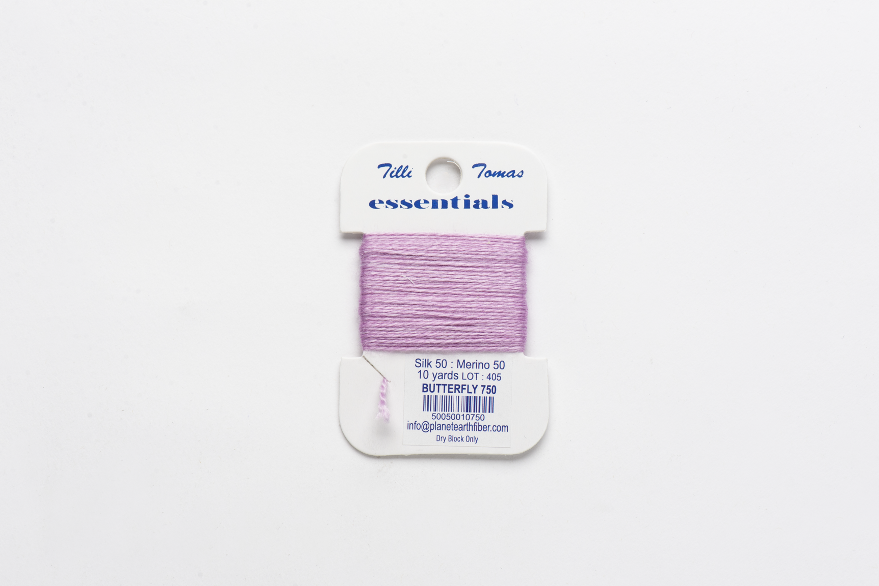Essentials Cards - 750 Butterfly — silk card for needlepoint, 18 mesh