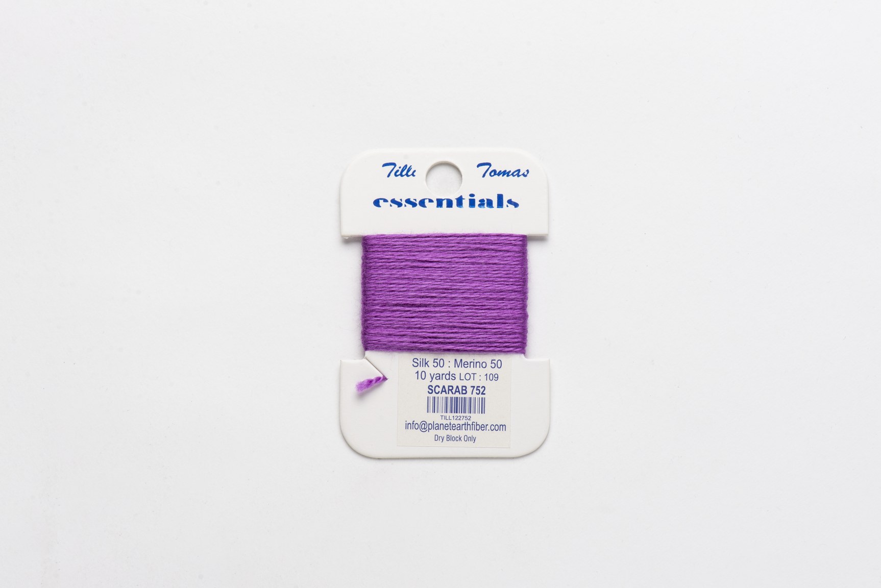 Essentials Cards - 752 Scarab — silk card for needlepoint, 18 mesh