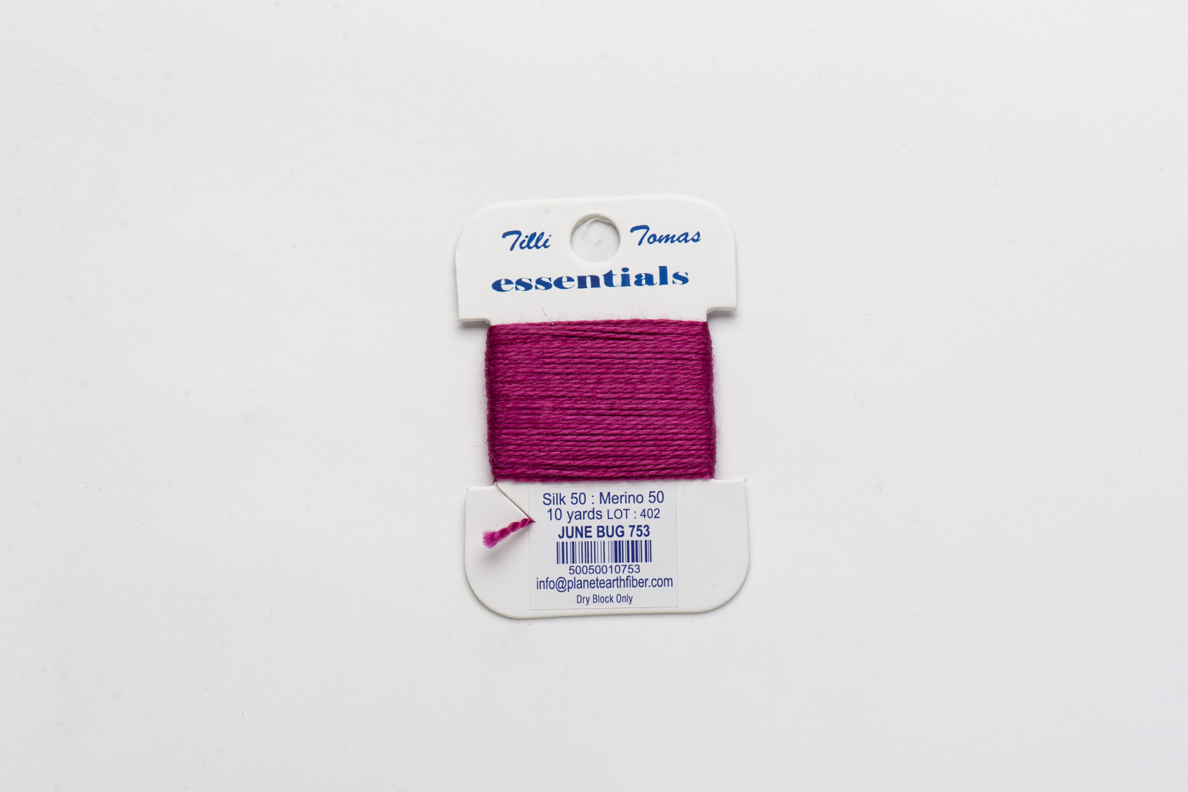 Essentials Cards - 753 June Bug — silk card for needlepoint, 18 mesh