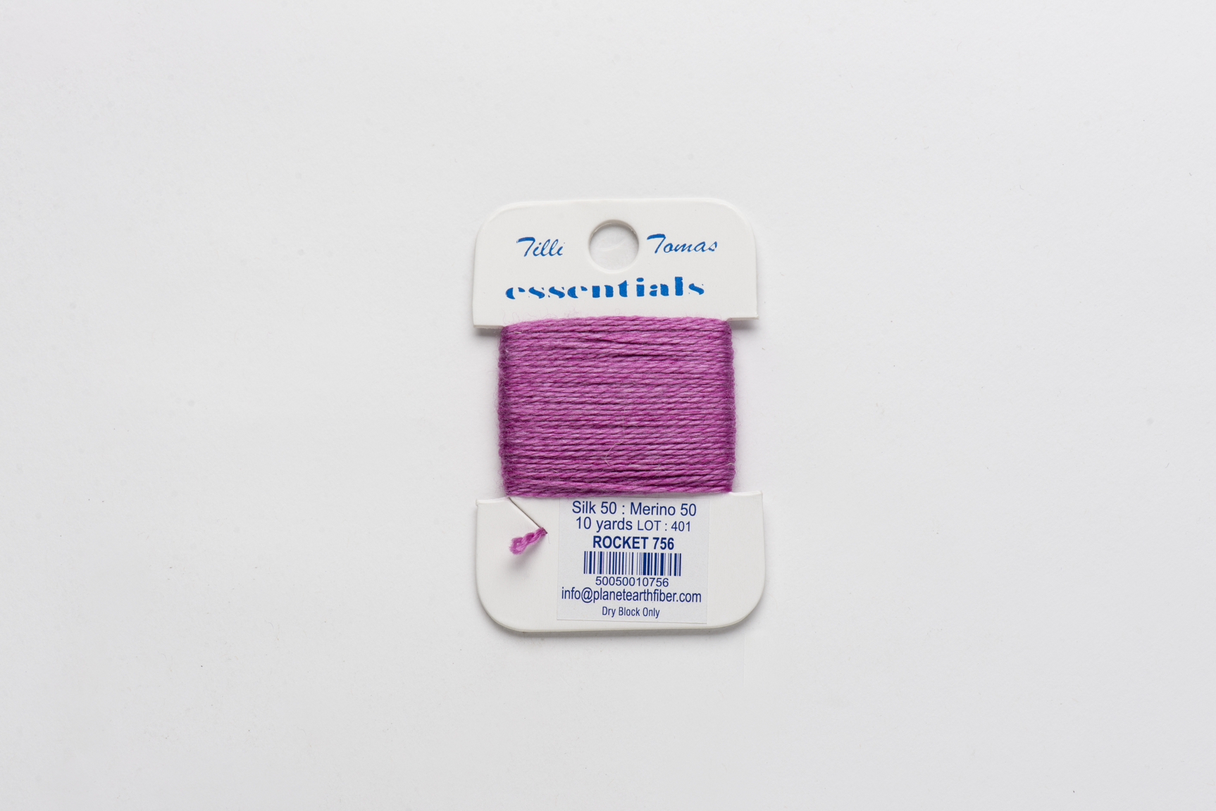 Essentials Cards - 756 Rocket — silk card for needlepoint, 18 mesh
