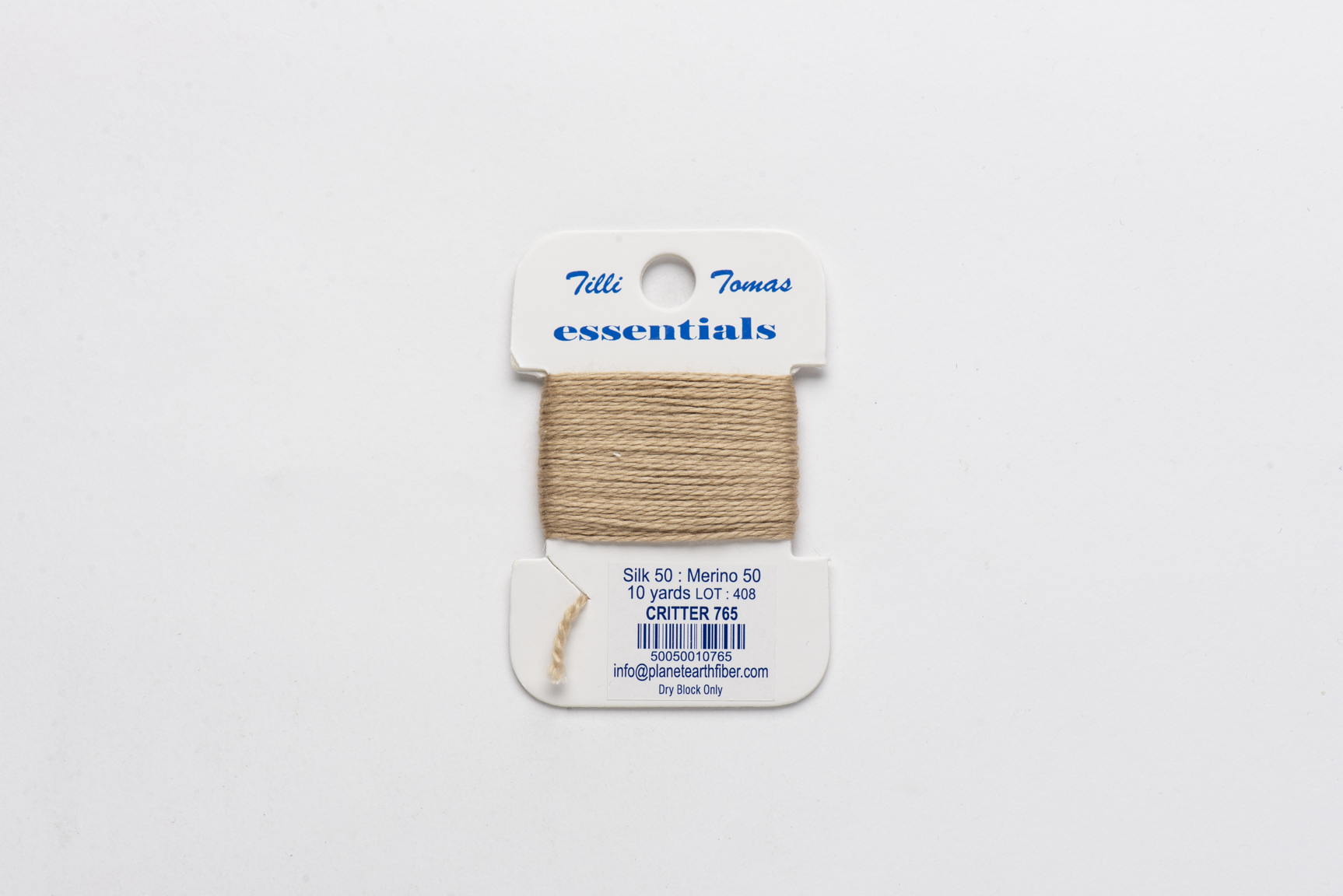 Essentials Cards - 765 Critter — silk card for needlepoint, 18 mesh