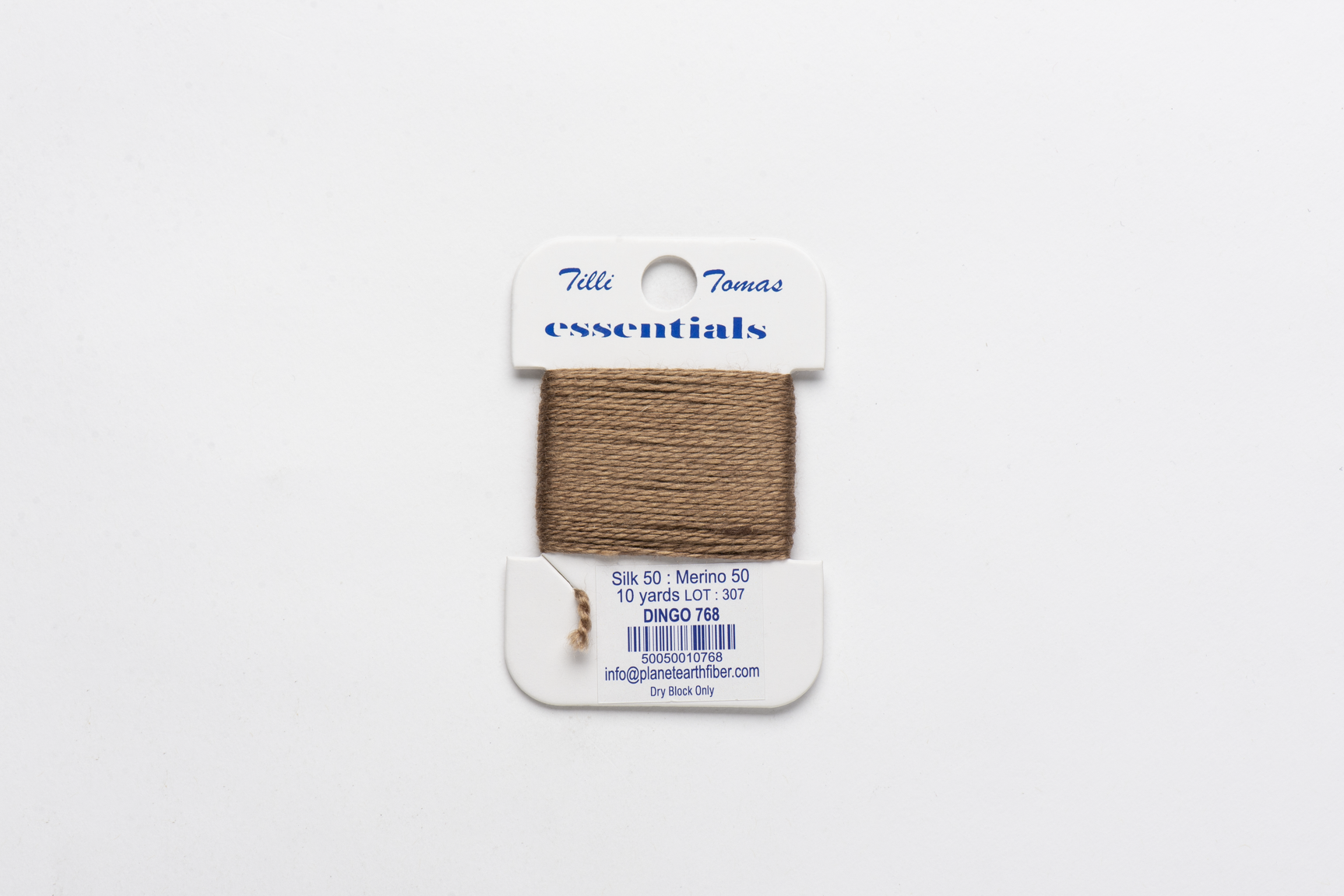 Essentials Cards - 768 Dingo — silk card for needlepoint, 18 mesh