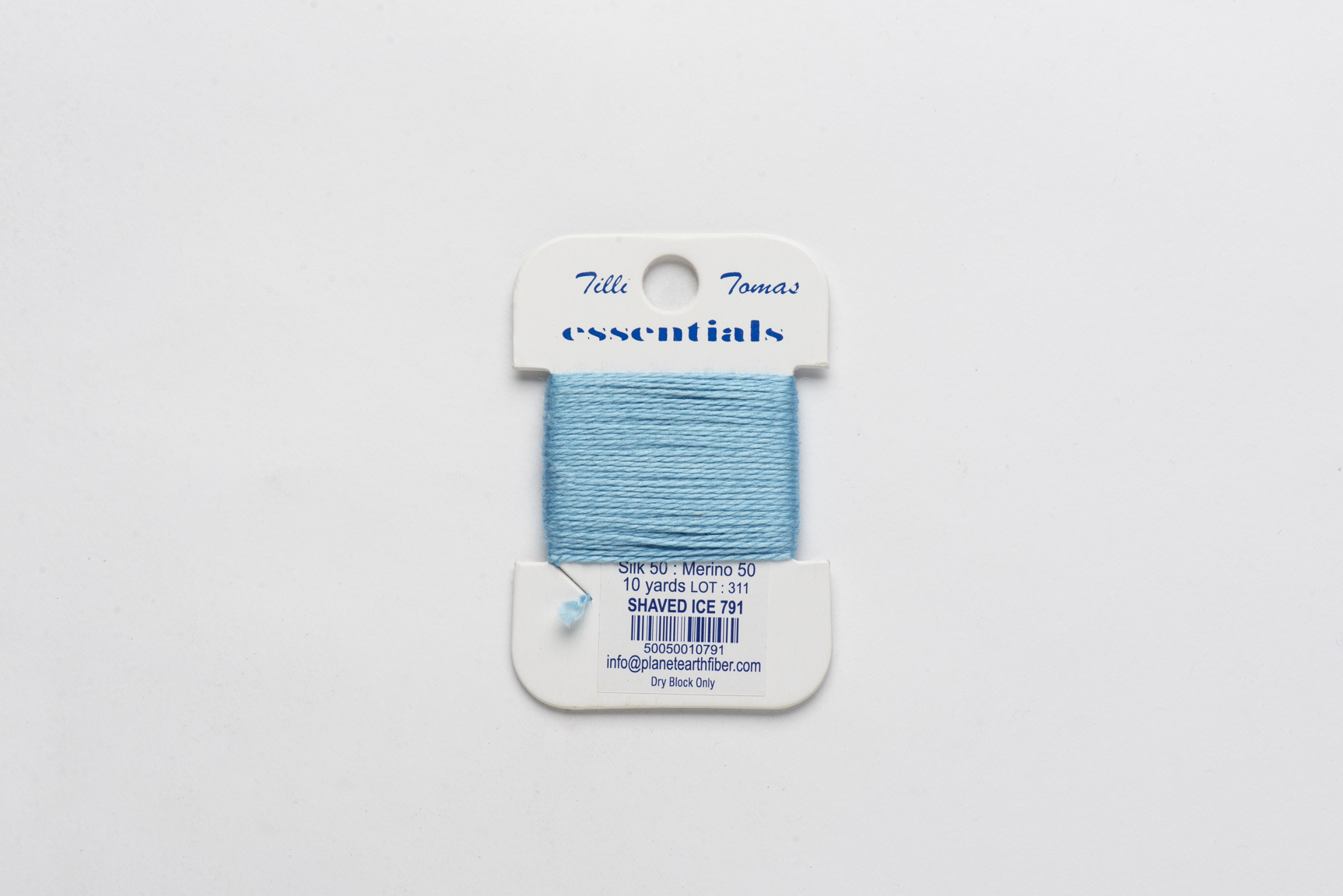 Essentials Cards - 791 Shaved Ice — silk card for needlepoint, 18 mesh