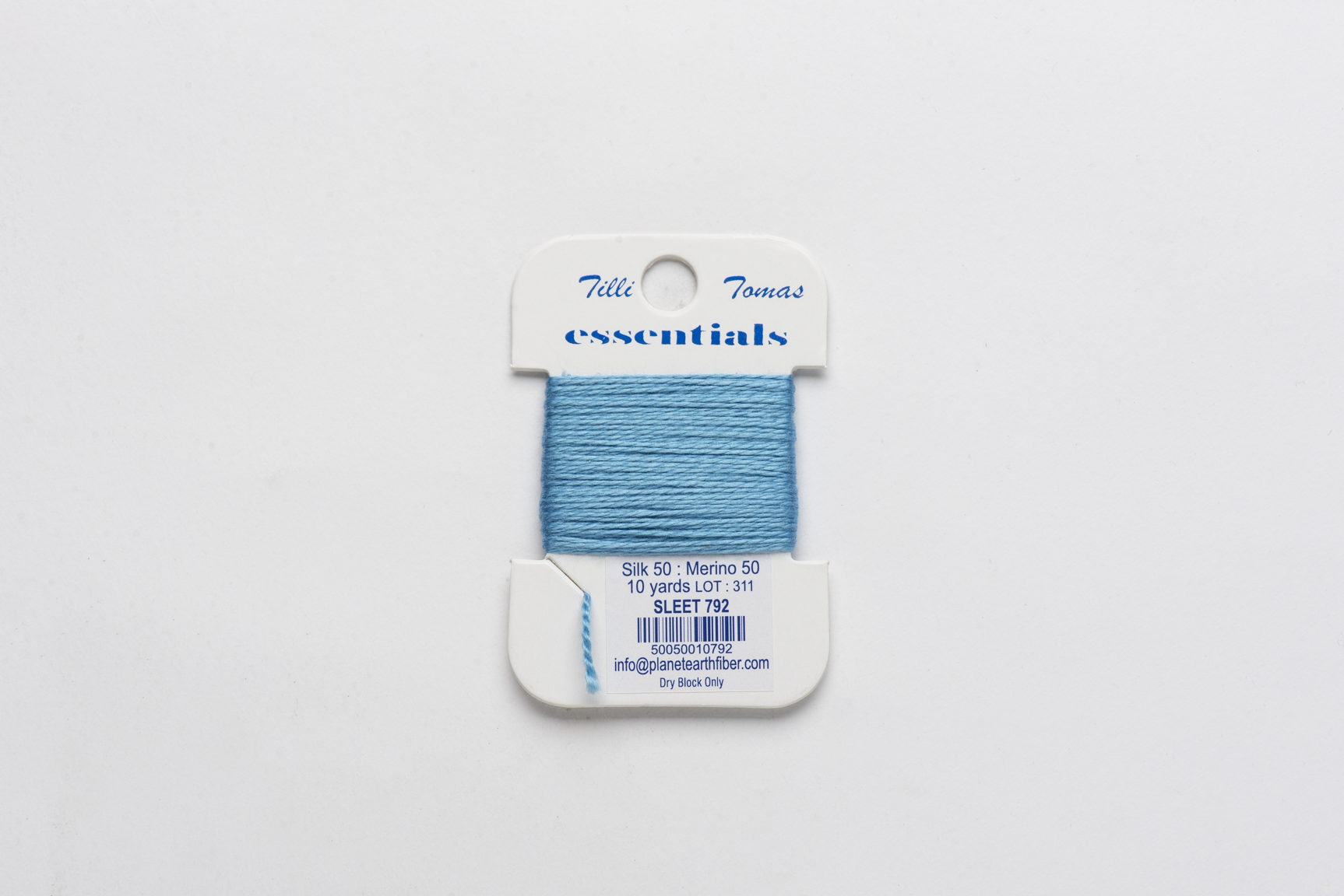 Essentials Cards - 792 Sleet — silk card for needlepoint, 18 mesh