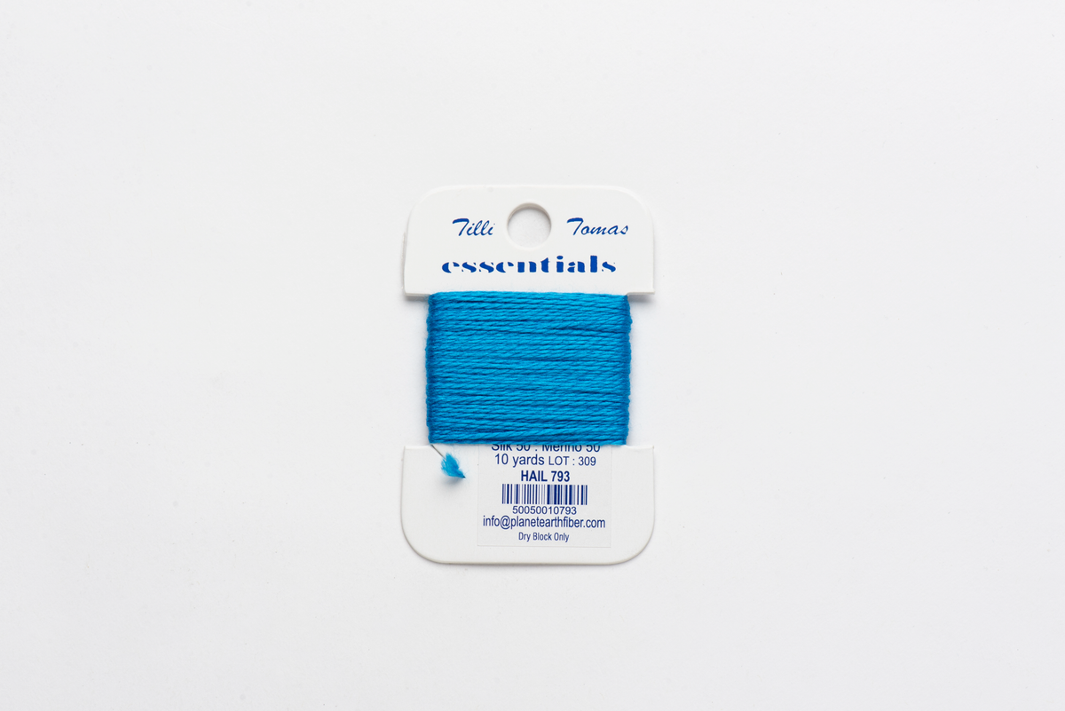 Essentials Cards - 793 Hail — silk card for needlepoint, 18 mesh