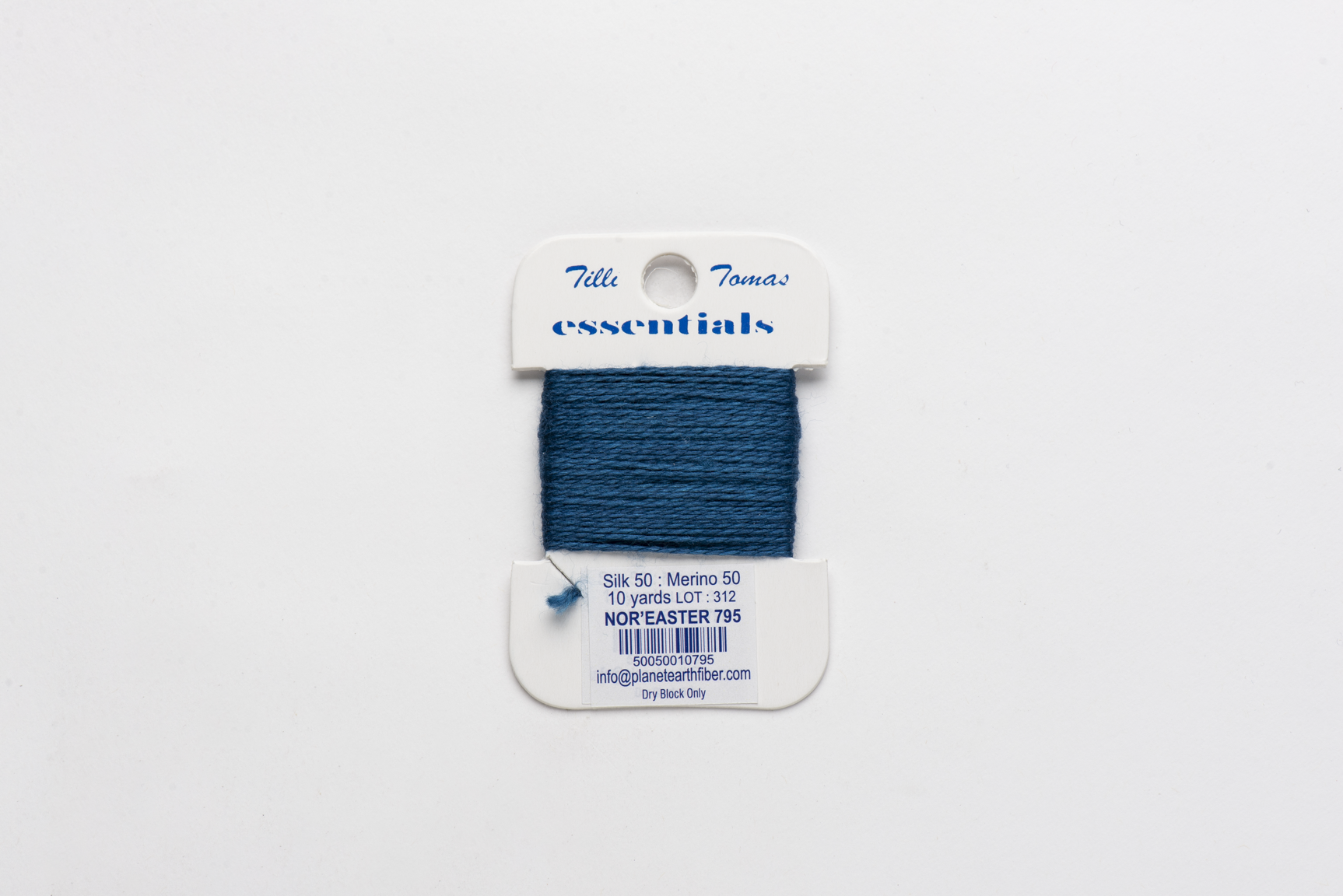 Essentials Cards - 795 NorEaster — silk card for needlepoint, 18 mesh