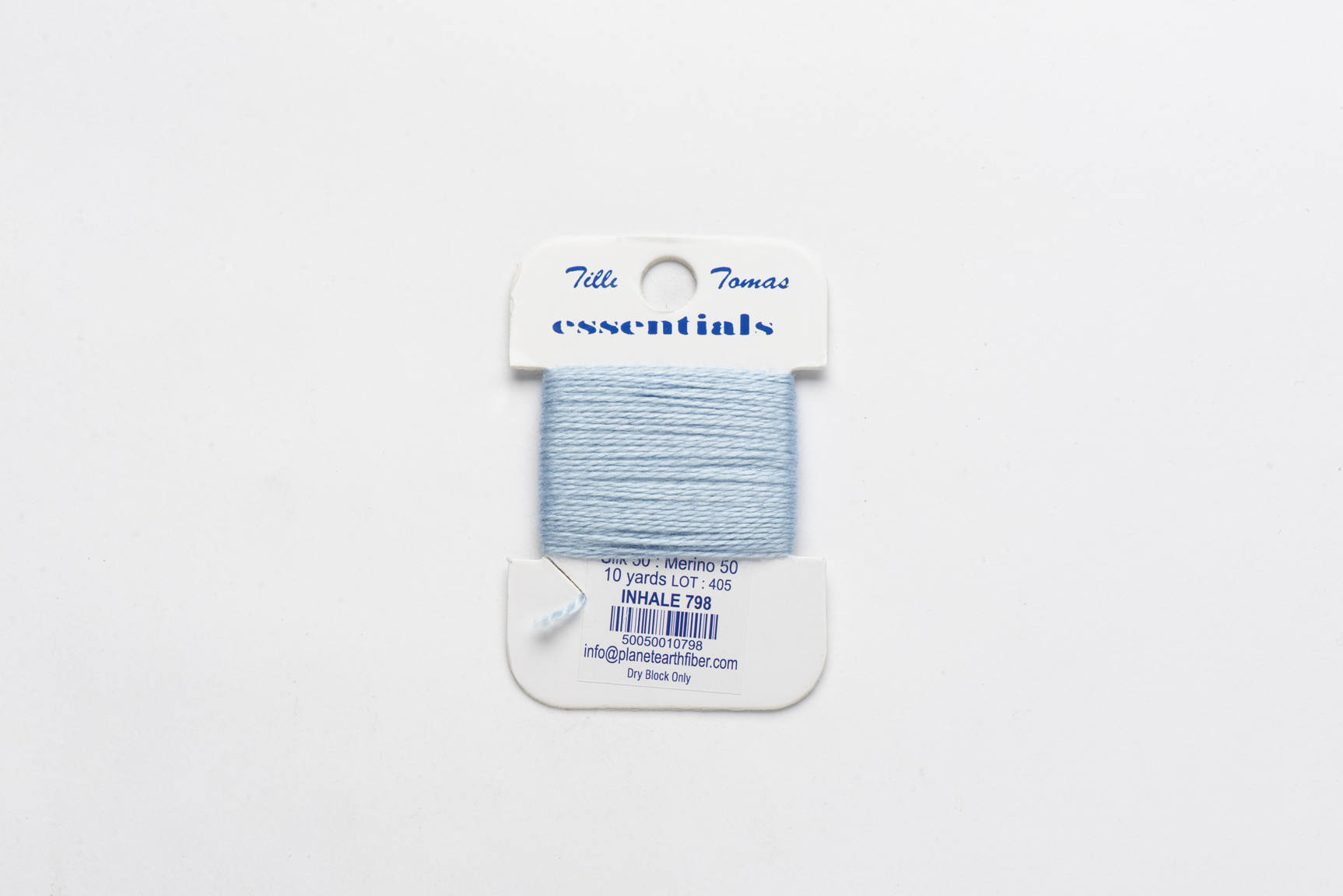 Essentials Cards - 798 Inhale — silk card for needlepoint, 18 mesh