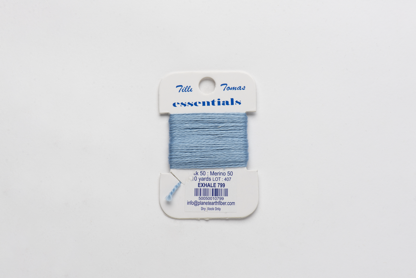Essentials Cards - 799 Exhale — silk card for needlepoint, 18 mesh