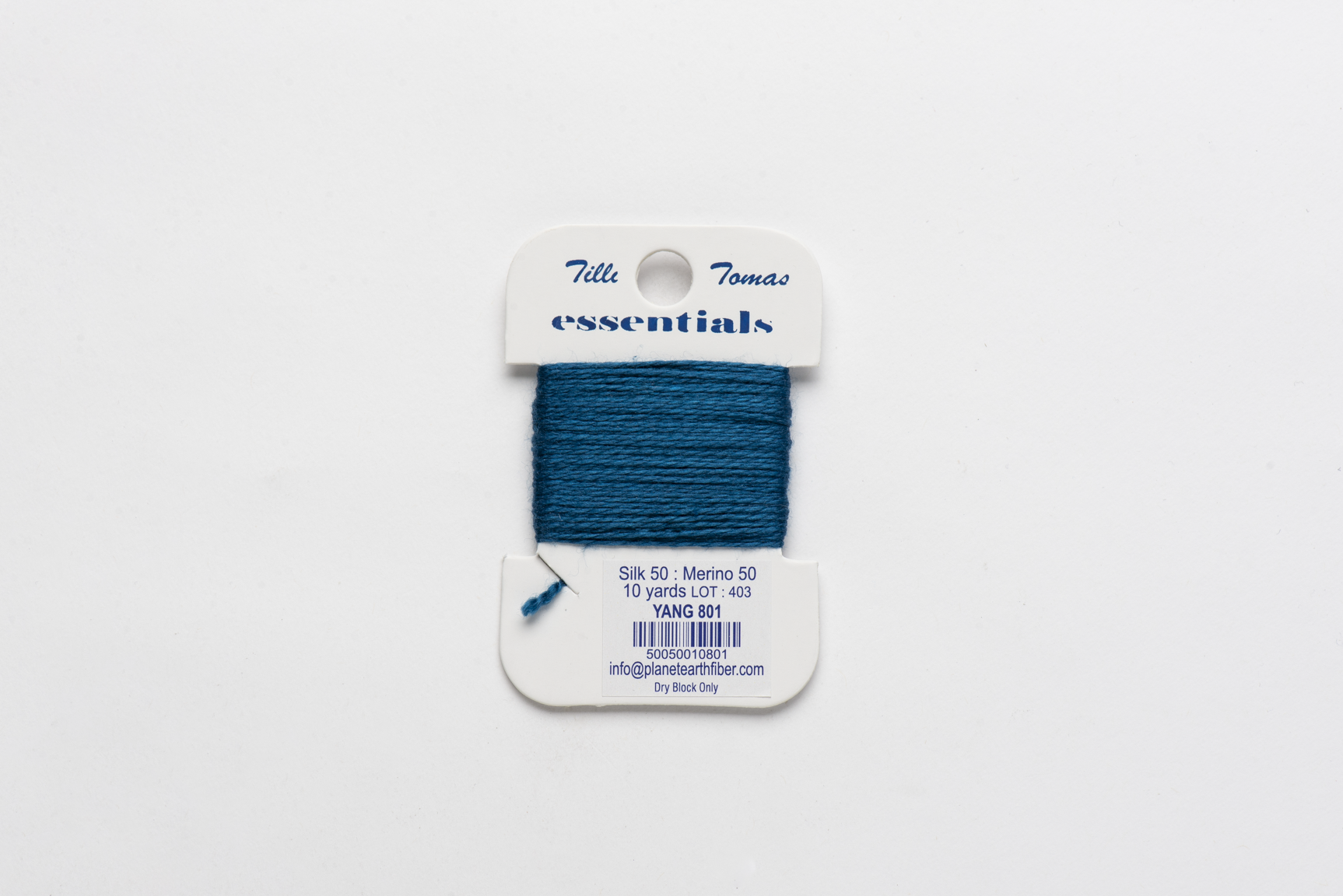 Essentials Cards - 801 Yang — silk card for needlepoint, 18 mesh