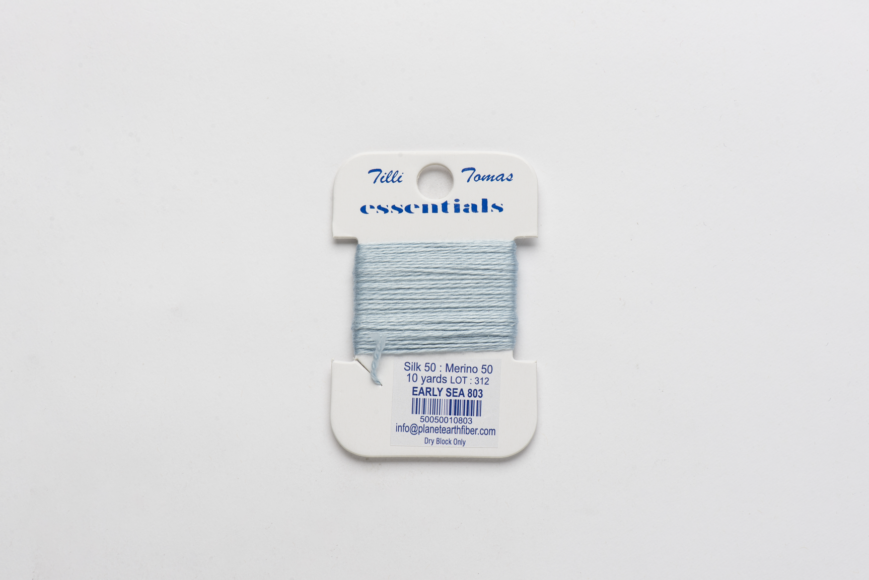 Essentials Cards - 803 Early Sea — silk card for needlepoint, 18 mesh