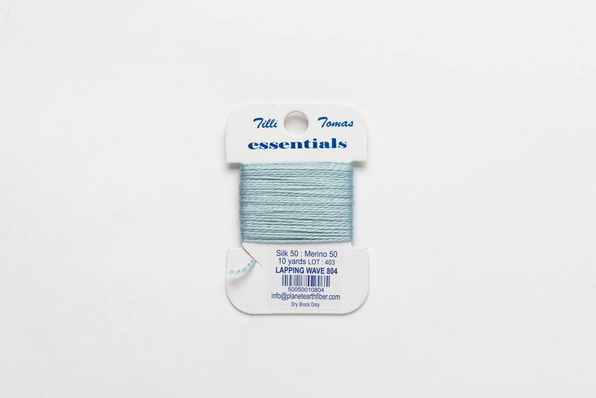 Essentials Cards - 804 Lapping Wave — silk card for needlepoint, 18 mesh