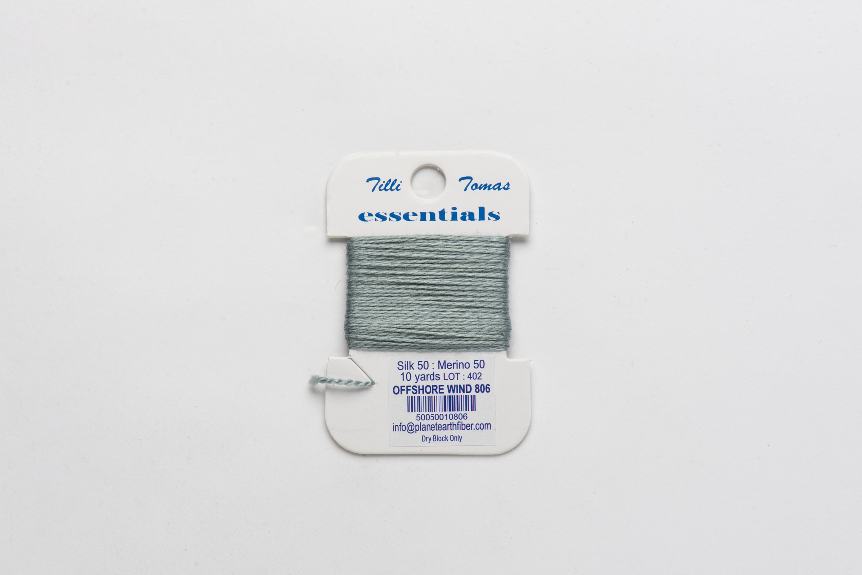 Essentials Cards - 806 Offshore Wind — silk card for needlepoint, 18 mesh